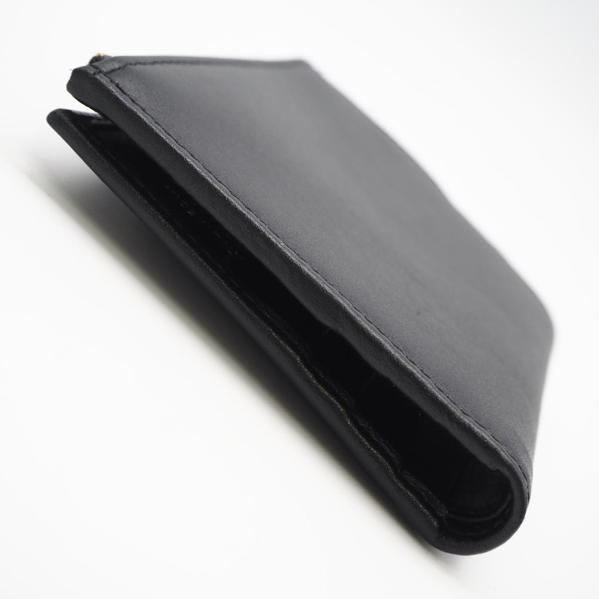 Prada Black Leather Wallet (Bi-Fold) (Pre-Owned)