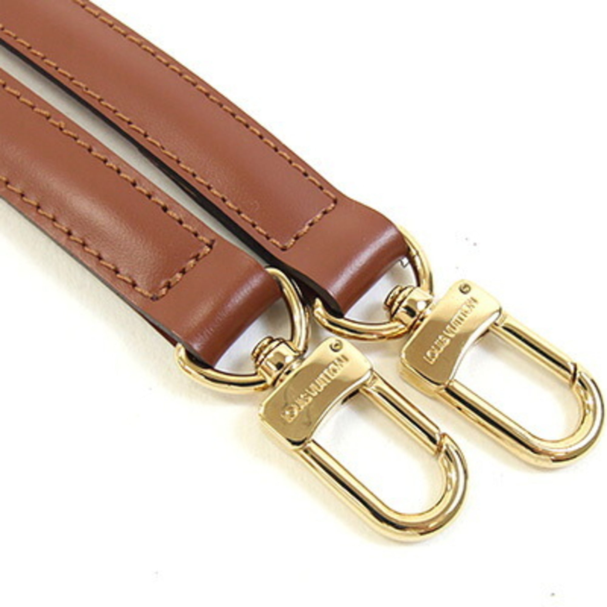 Louis Vuitton Brown Monogram Leather Metal Shoulder Bag (Pre-Owned)