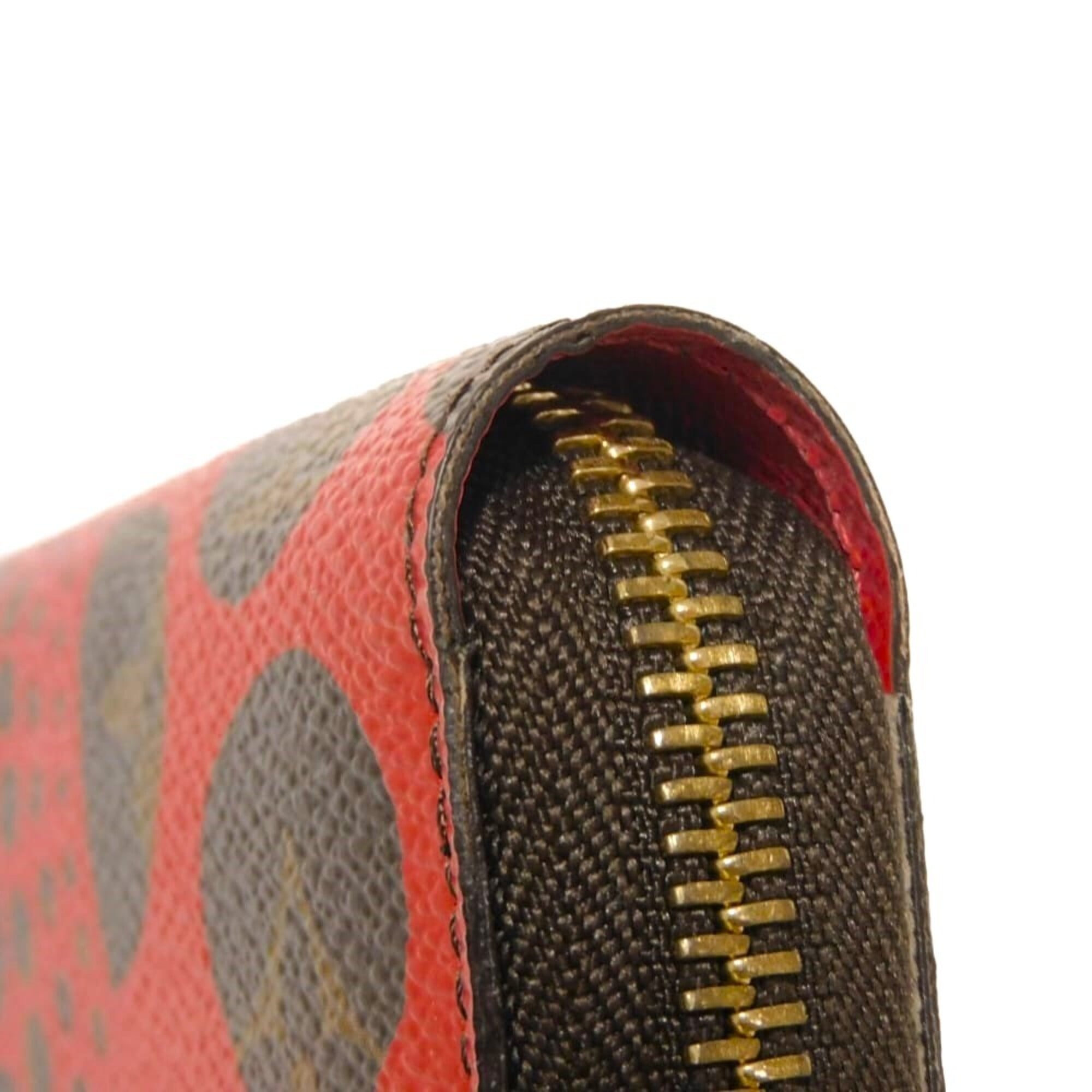 Louis Vuitton Pumpkin Dot (Yayoi Kusama) Rouge Pumpkin Dot (Yayoi Kusama) Long Wallet (Bi-Fold) (Pre-Owned)