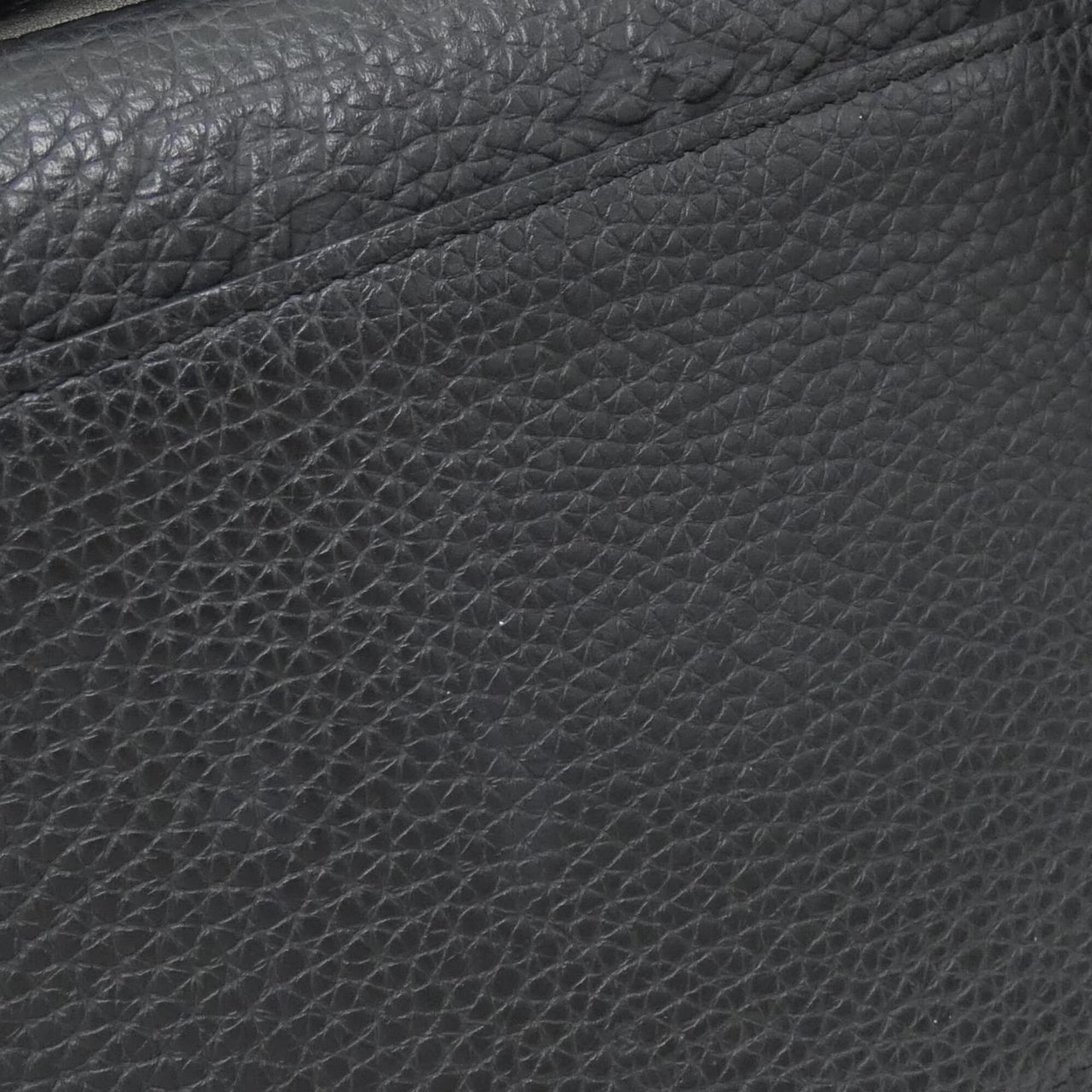Louis Vuitton Black Monogram Leather Handbag (Pre-Owned)