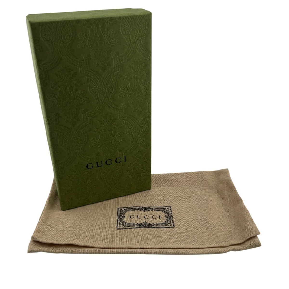 Gucci Beige Leather Long Wallet (Bi-Fold) (Pre-Owned)