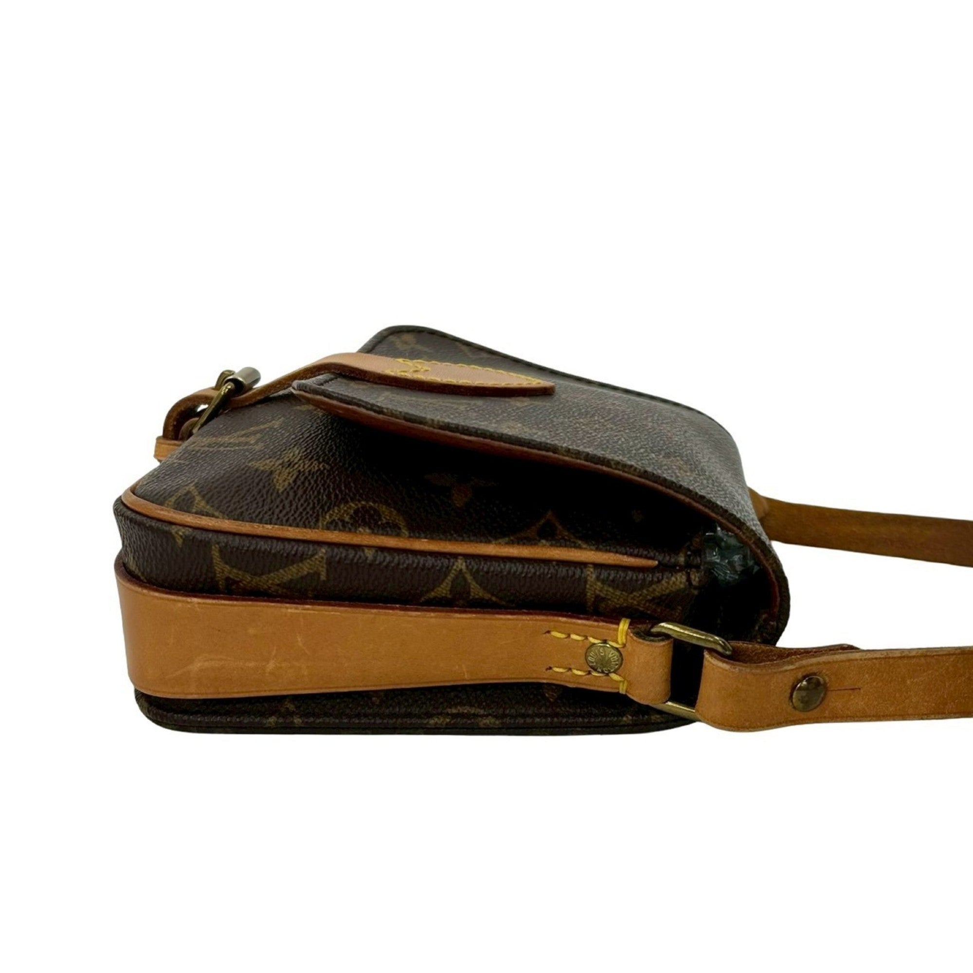 Louis Vuitton Brown Leather Pvc Pochette Shoulder Bag (Pre-Owned)