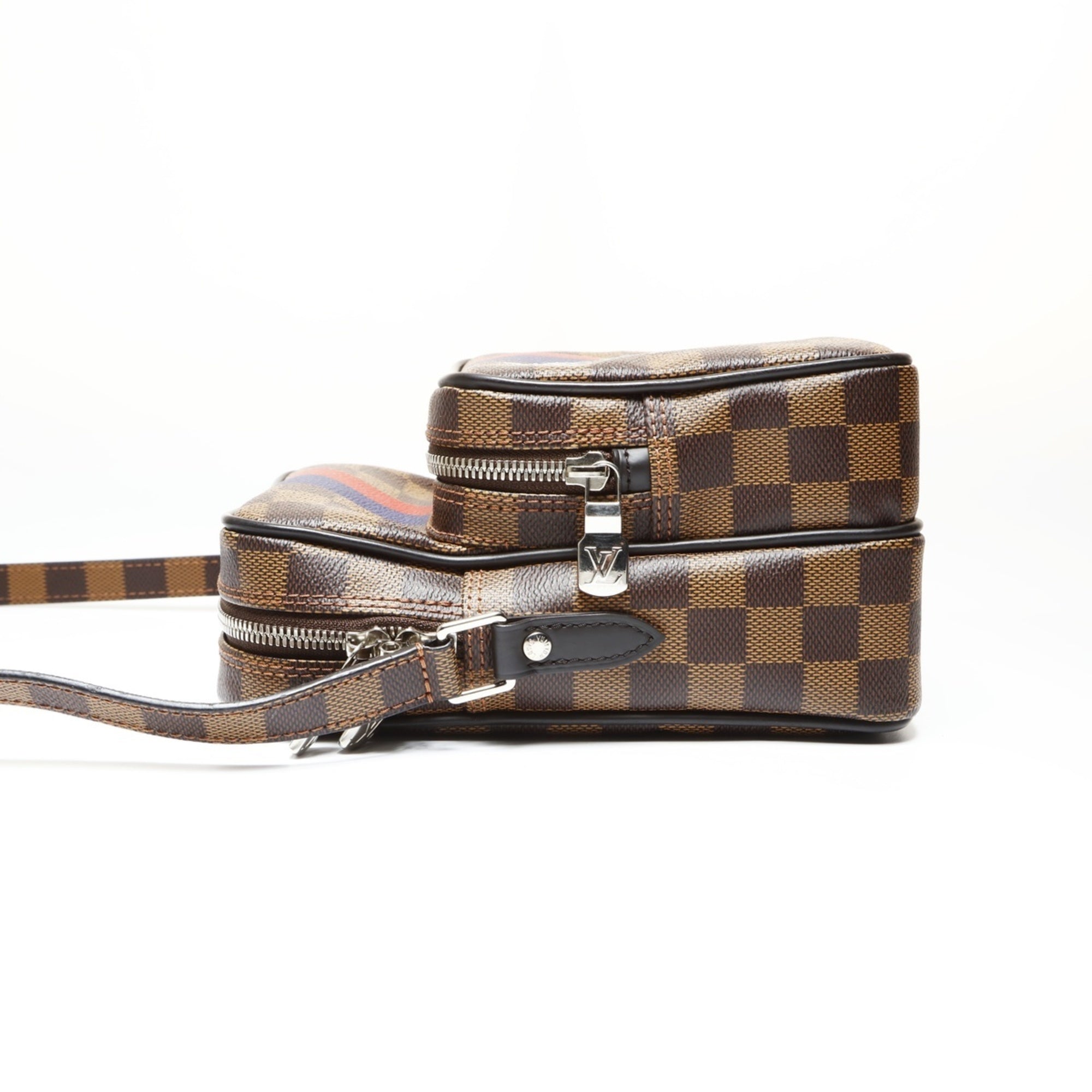 Louis Vuitton Brown Clear Damier Canvas Shoulder Bag (Pre-Owned)