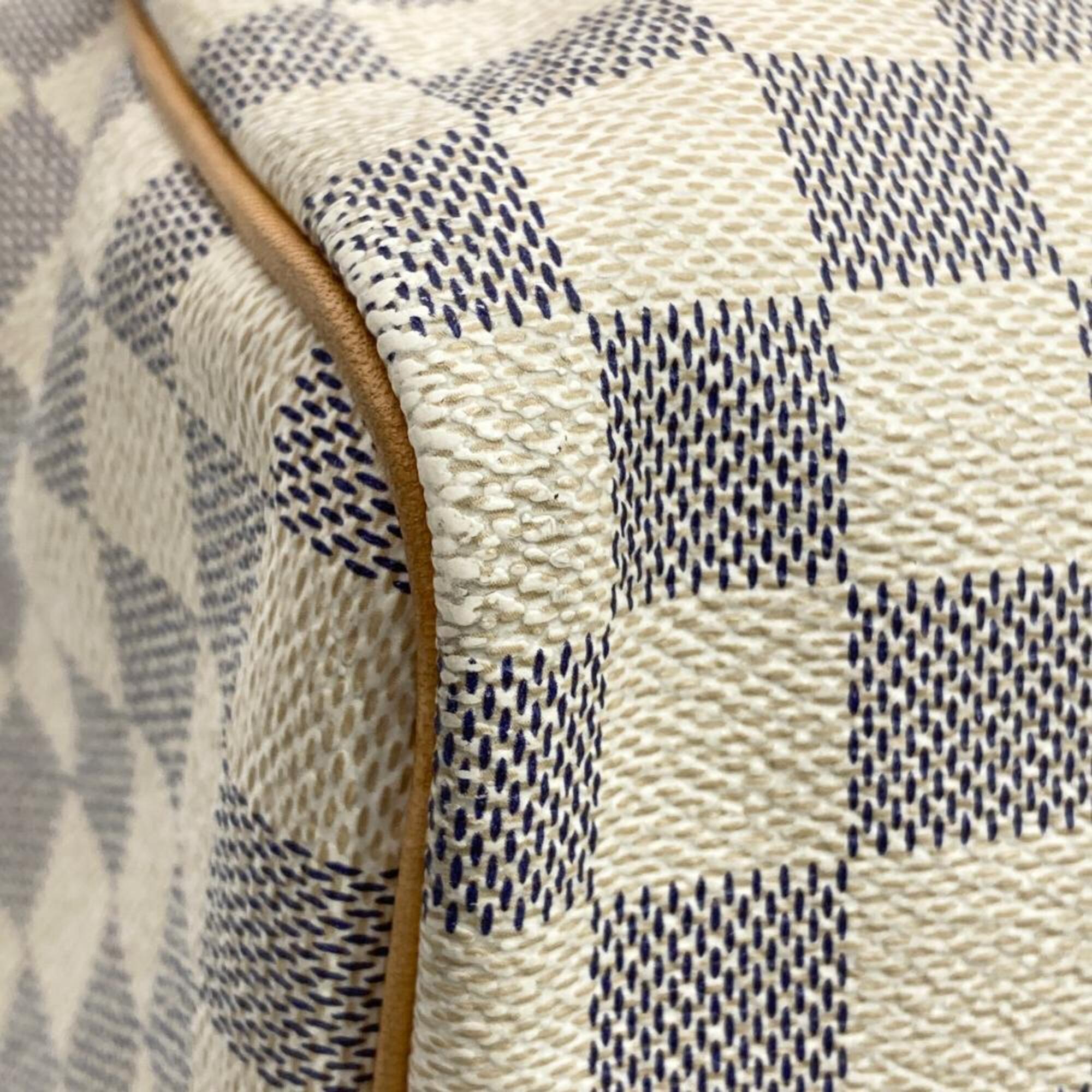 Louis Vuitton Black Damier Azur Galle White Damier Azur Handbag (Pre-Owned)