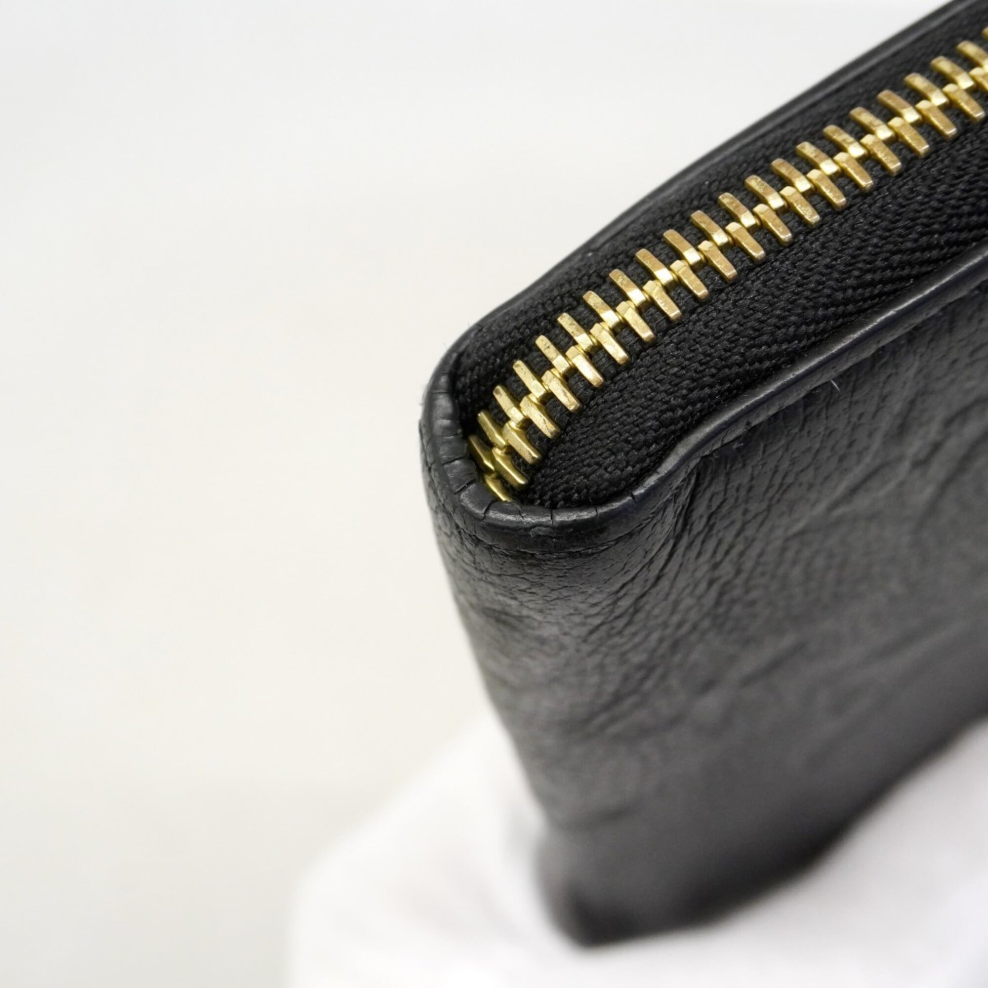Louis Vuitton Noir Long Wallet (Bi-Fold) (Pre-Owned)