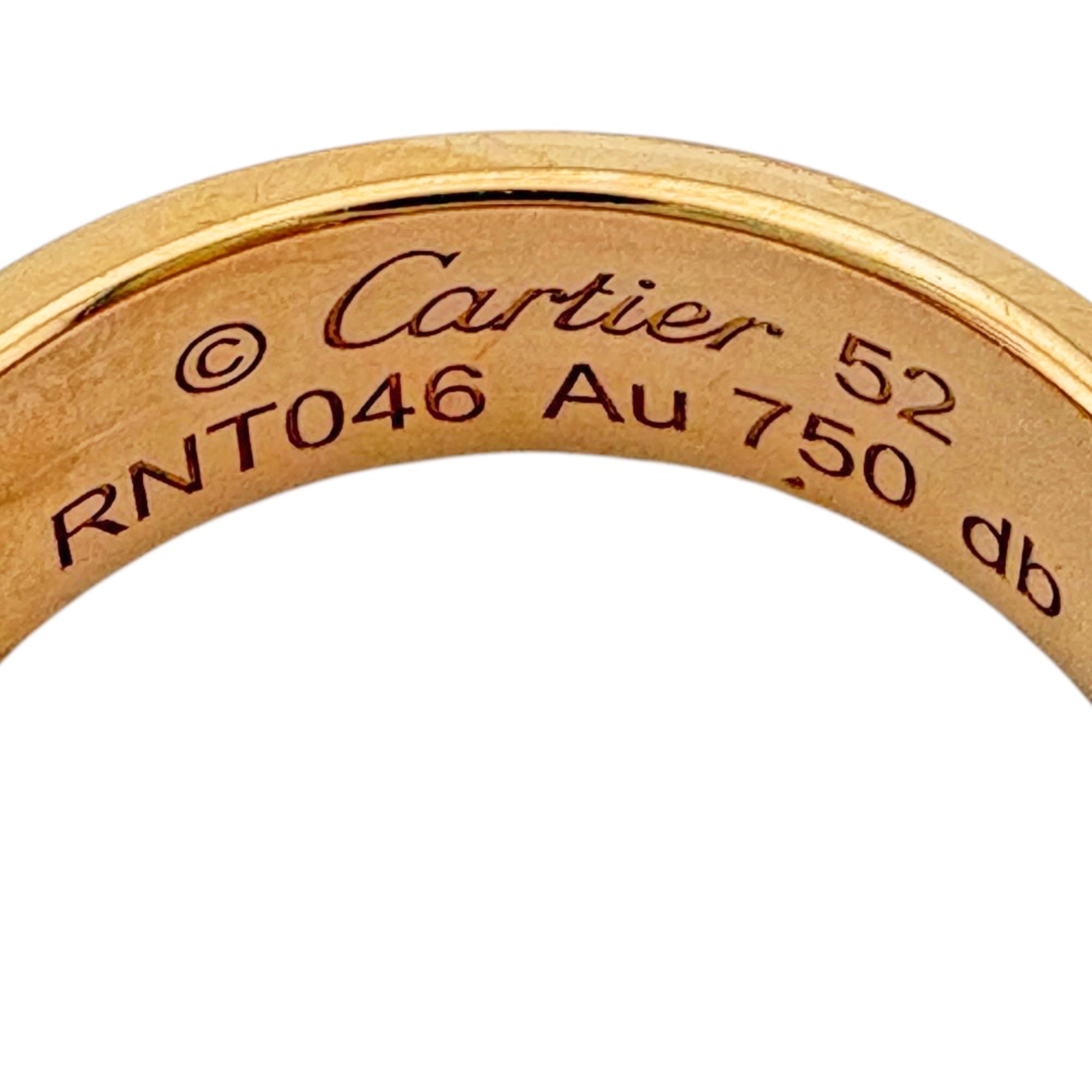 Cartier Love Pink Gold (18K) Band Ring (Pre-Owned)