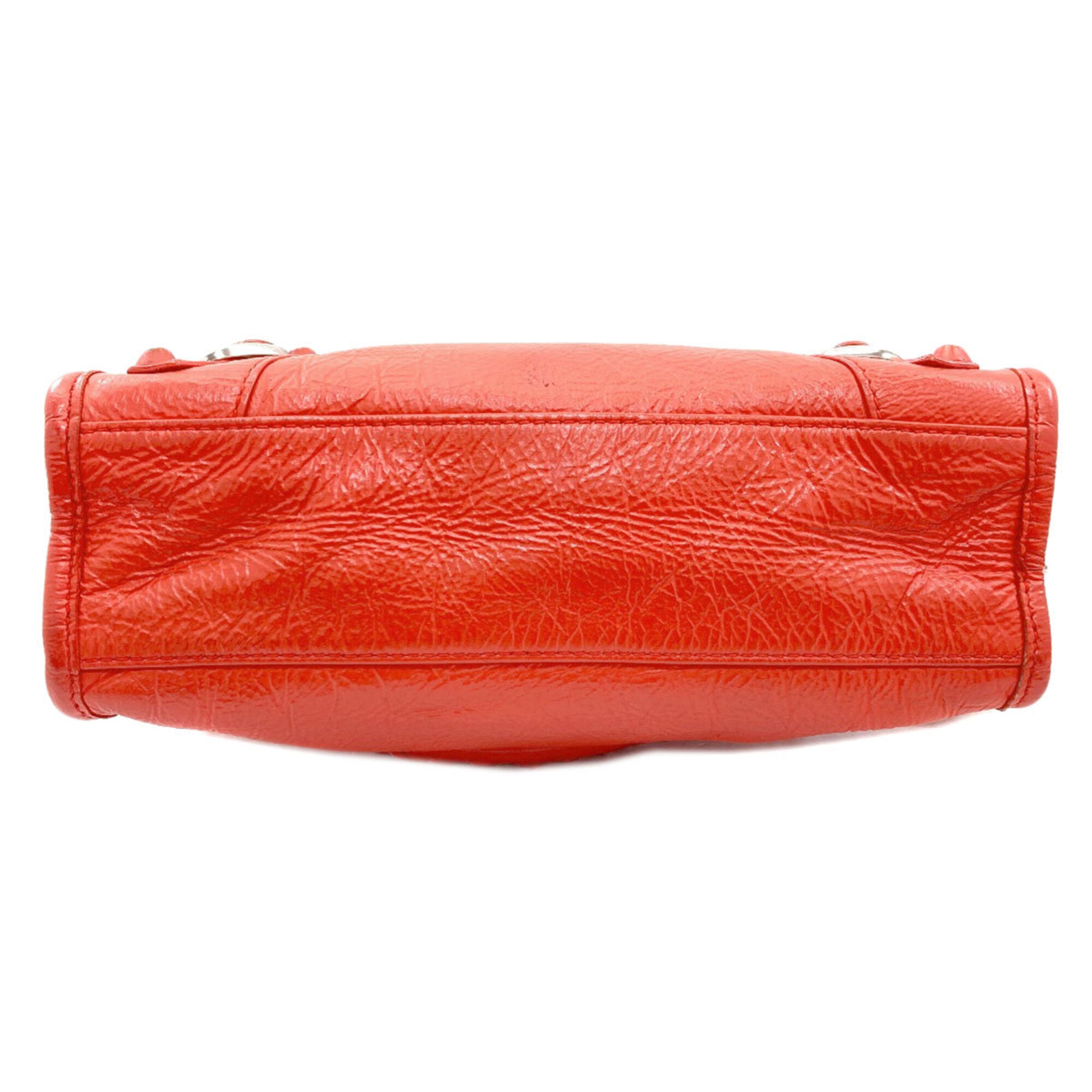 Balenciaga Red Color Leather Handbag (Pre-Owned)