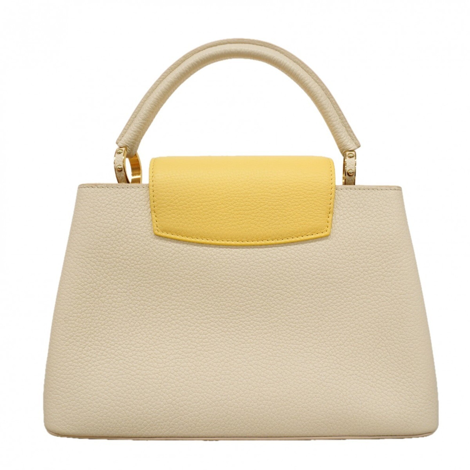 Louis Vuitton Ivory Yellow Handbag (Pre-Owned)