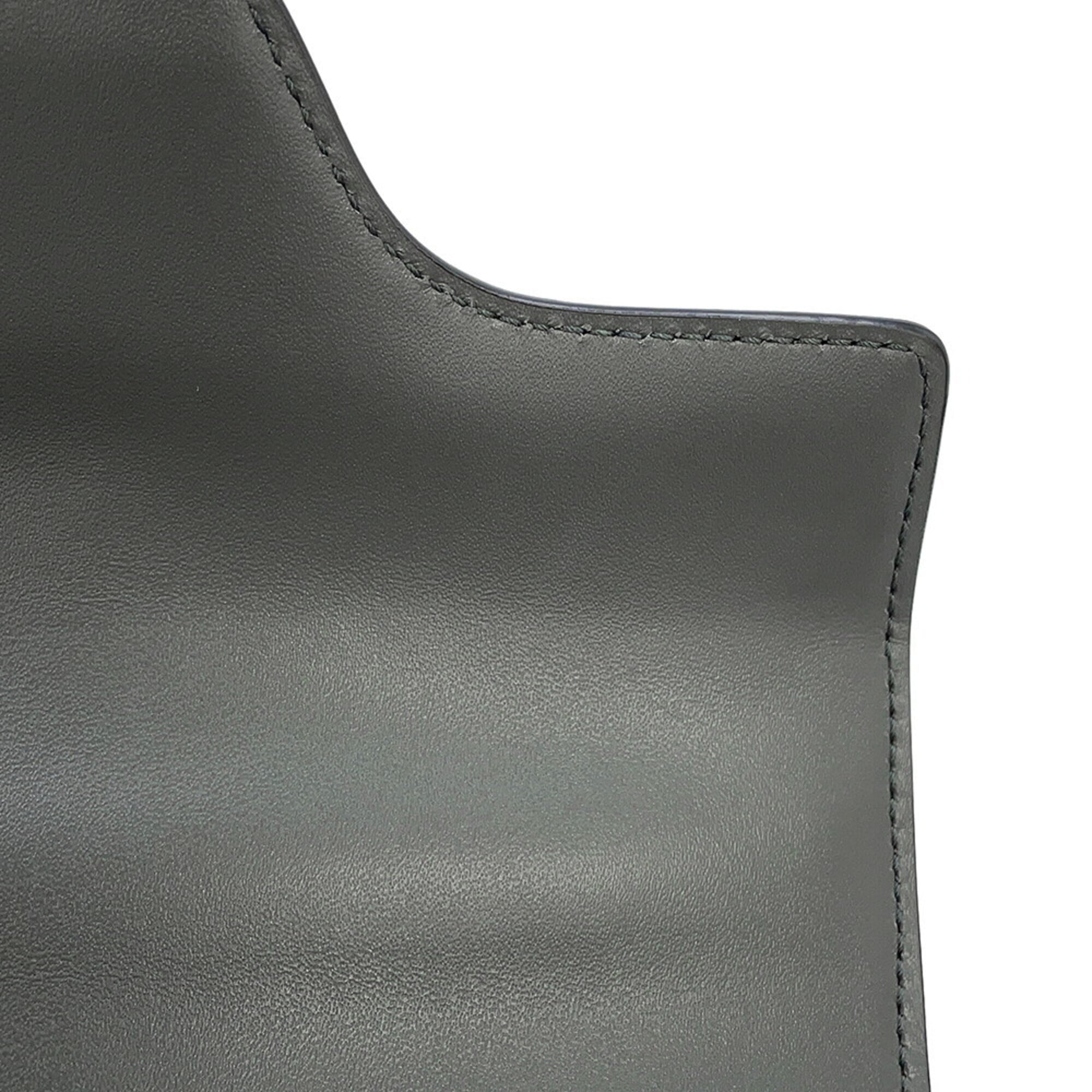 Celine Gray Leather Handbag (Pre-Owned)