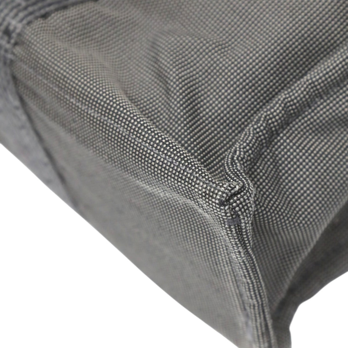 Hermes Her Line Gray Canvas Tote Bag (Pre-Owned)