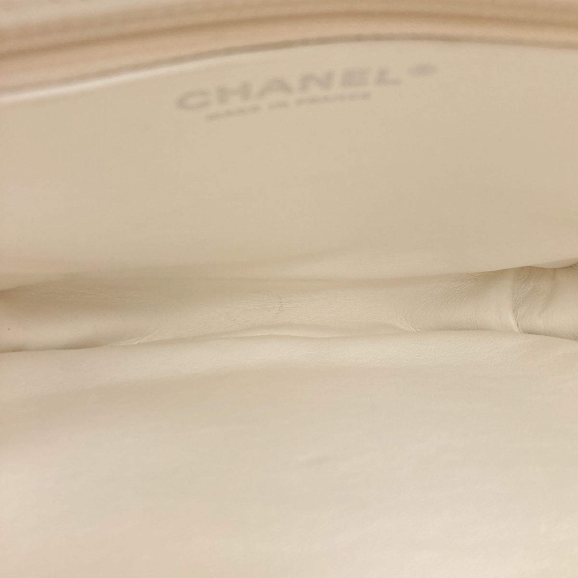 Chanel Black Clear White Tweed Shopping Bag Shoulder Bag (Pre-Owned)