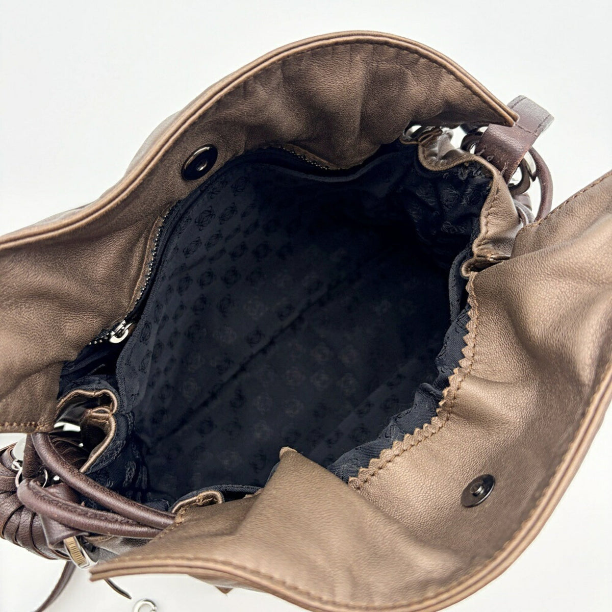 Loewe Bronze Nappa Leather Leather Shoulder Bag (Pre-Owned)