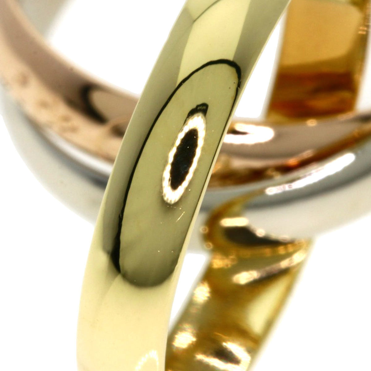 Cartier Trinity Yellow Gold (18K) Pink Gold (18K) White Gold (18K) Band Ring (Pre-Owned)