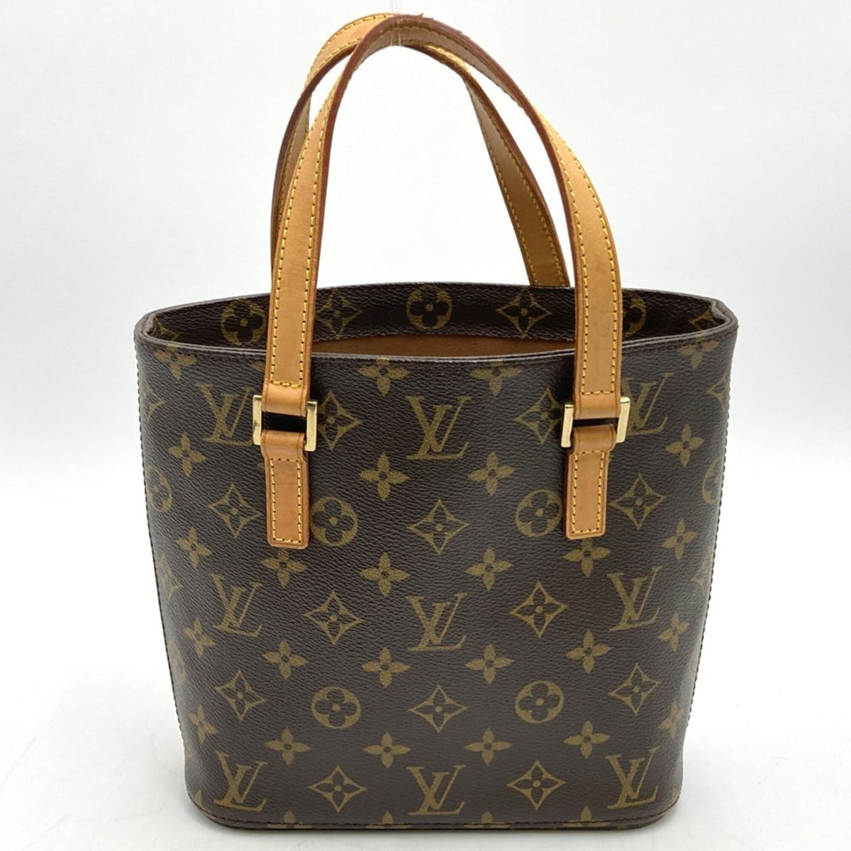Louis Vuitton Brown Monogram Canvas Handbag (Pre-Owned)