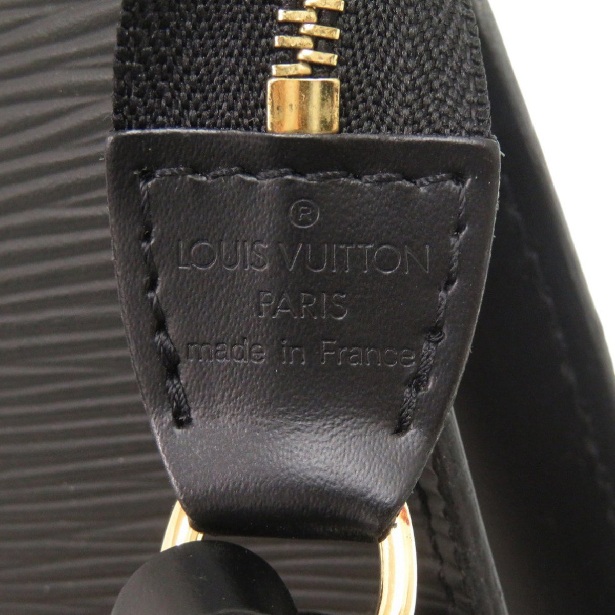 Louis Vuitton Noir Epi Leather Handbag Pochette Pouch (Pre-Owned)