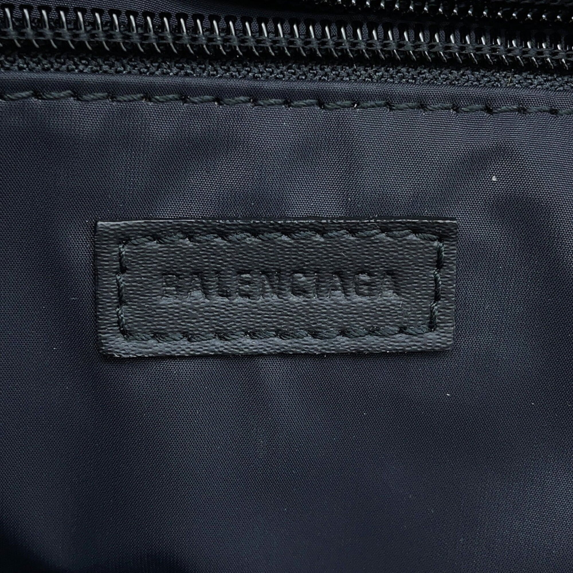 Balenciaga Black Nylon Backpack Shoulder Bag (Pre-Owned)