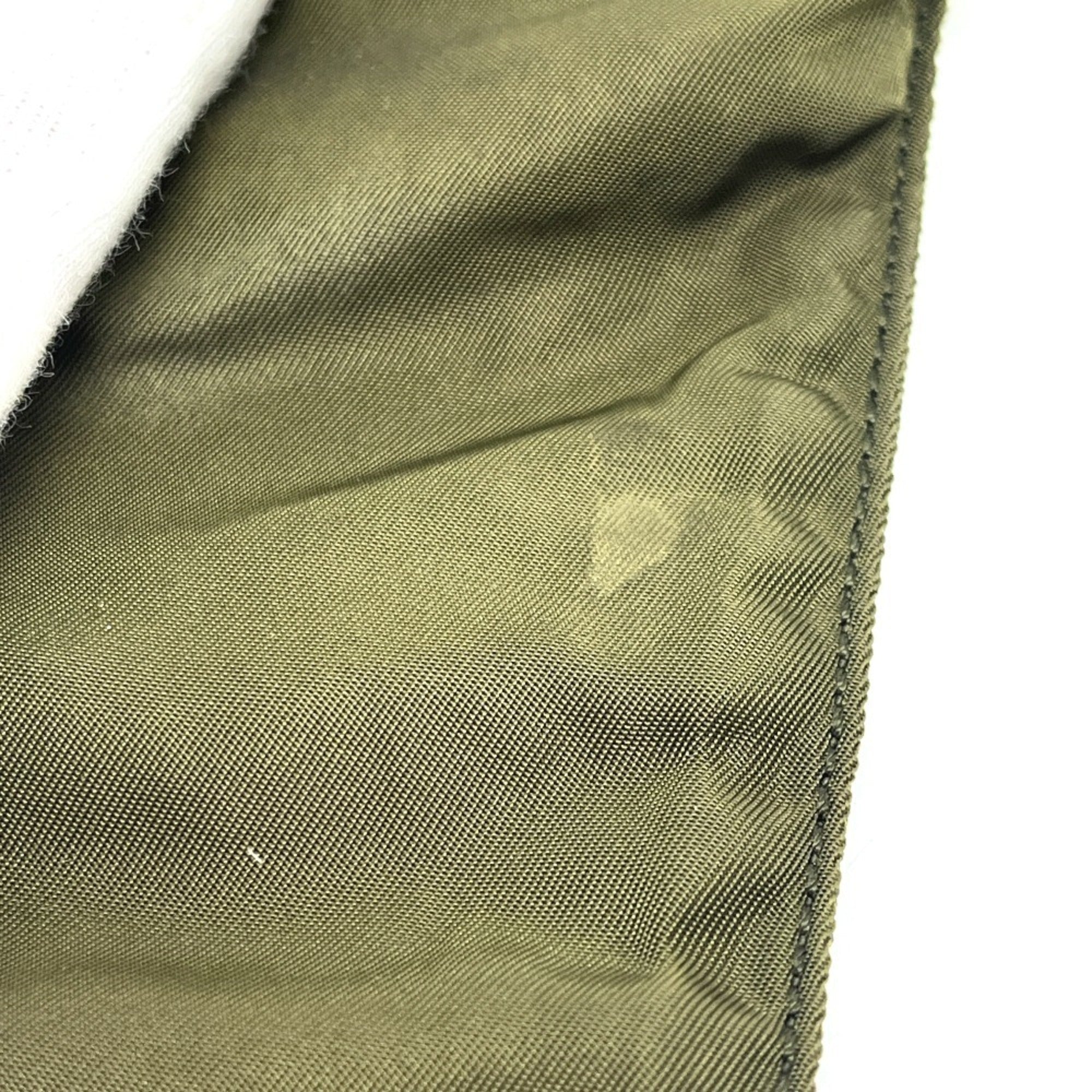 Prada Khaki Nylon Handbag Shoulder Bag (Pre-Owned)