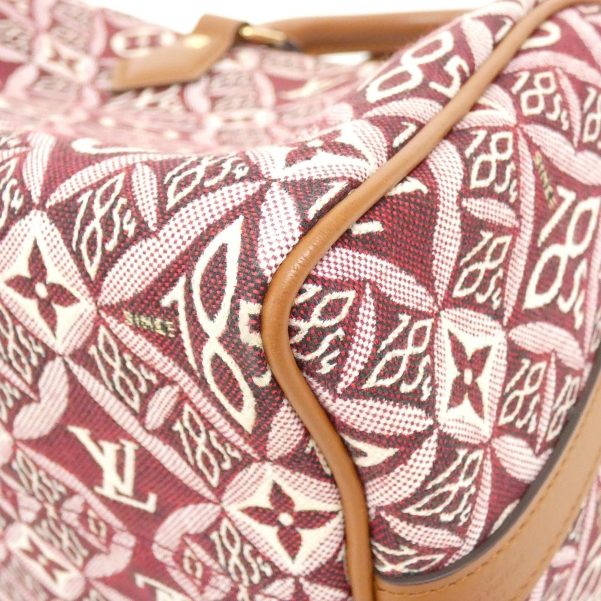 Louis Vuitton Bordeaux Jacquard Boston Bag (Pre-Owned)