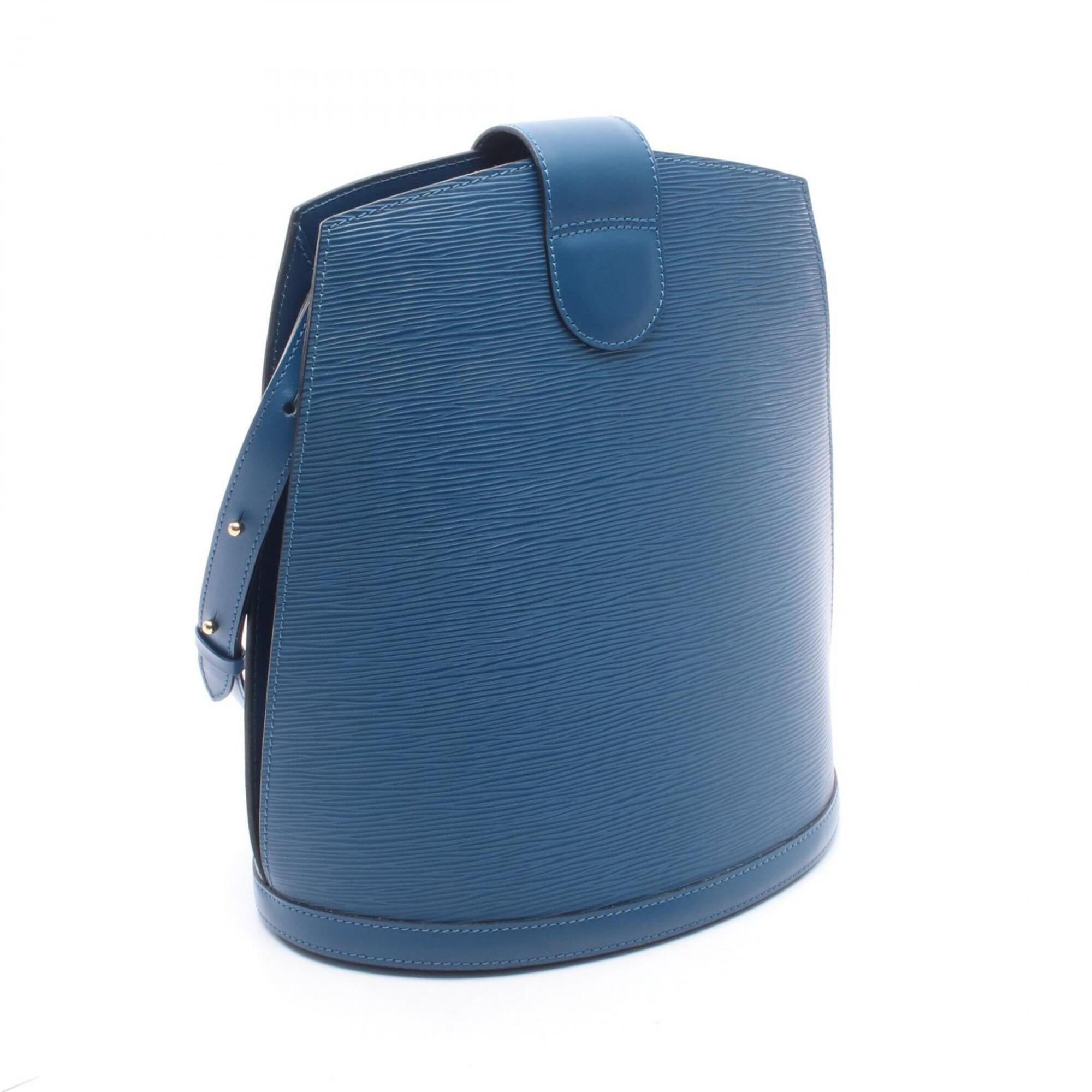 Louis Vuitton Blue Epi Leather Handbag Shoulder Bag (Pre-Owned)