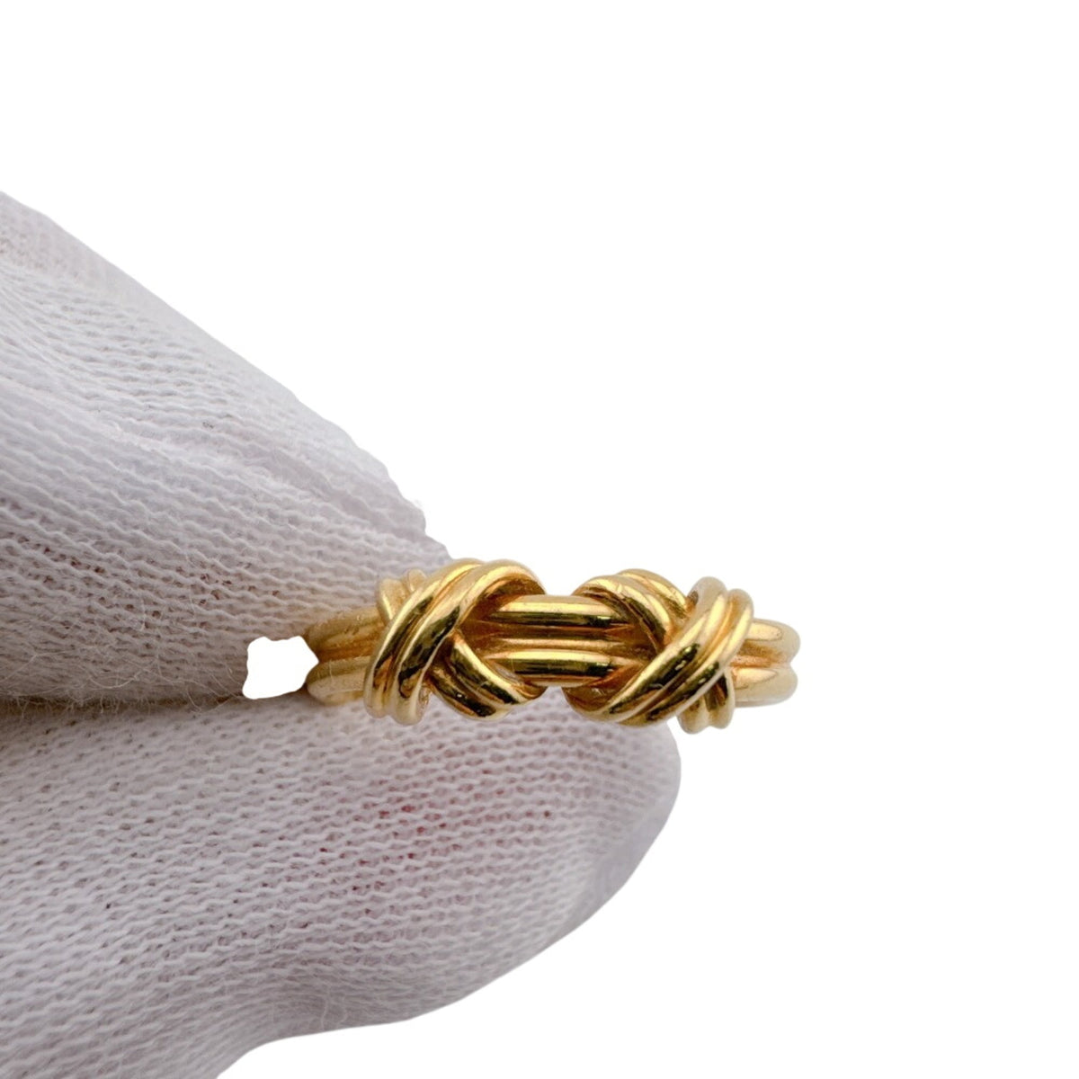 Tiffany Gold Yellow Gold (18K) Band Ring (Pre-Owned)