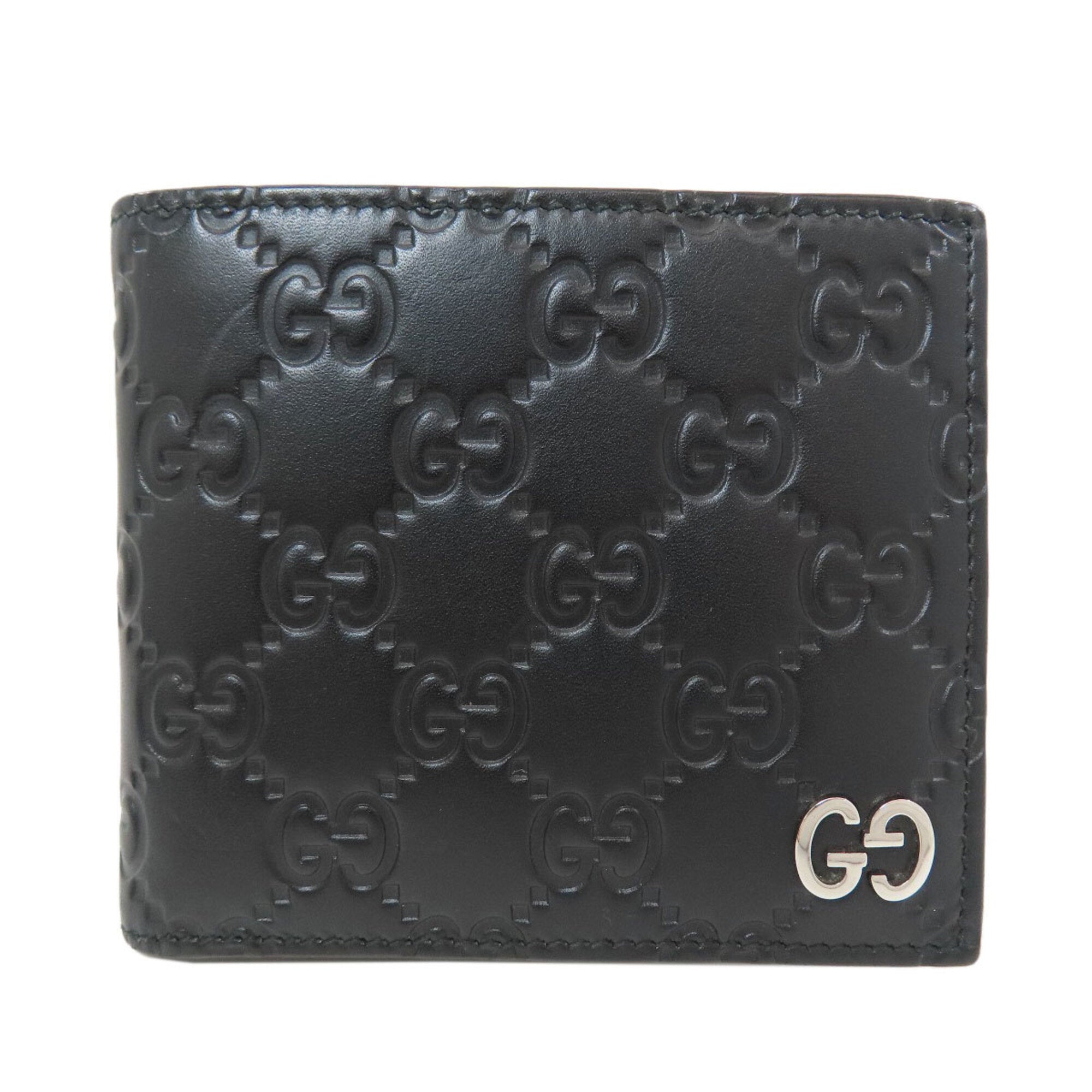 Gucci Black Leather Wallet (Bi-Fold) (Pre-Owned)