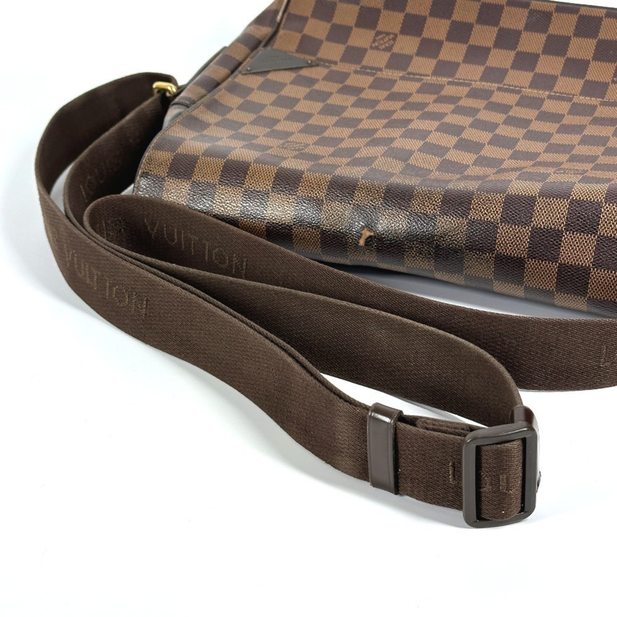 Louis Vuitton Brown Damier Canvas Messenger Bag Shoulder Bag (Pre-Owned)