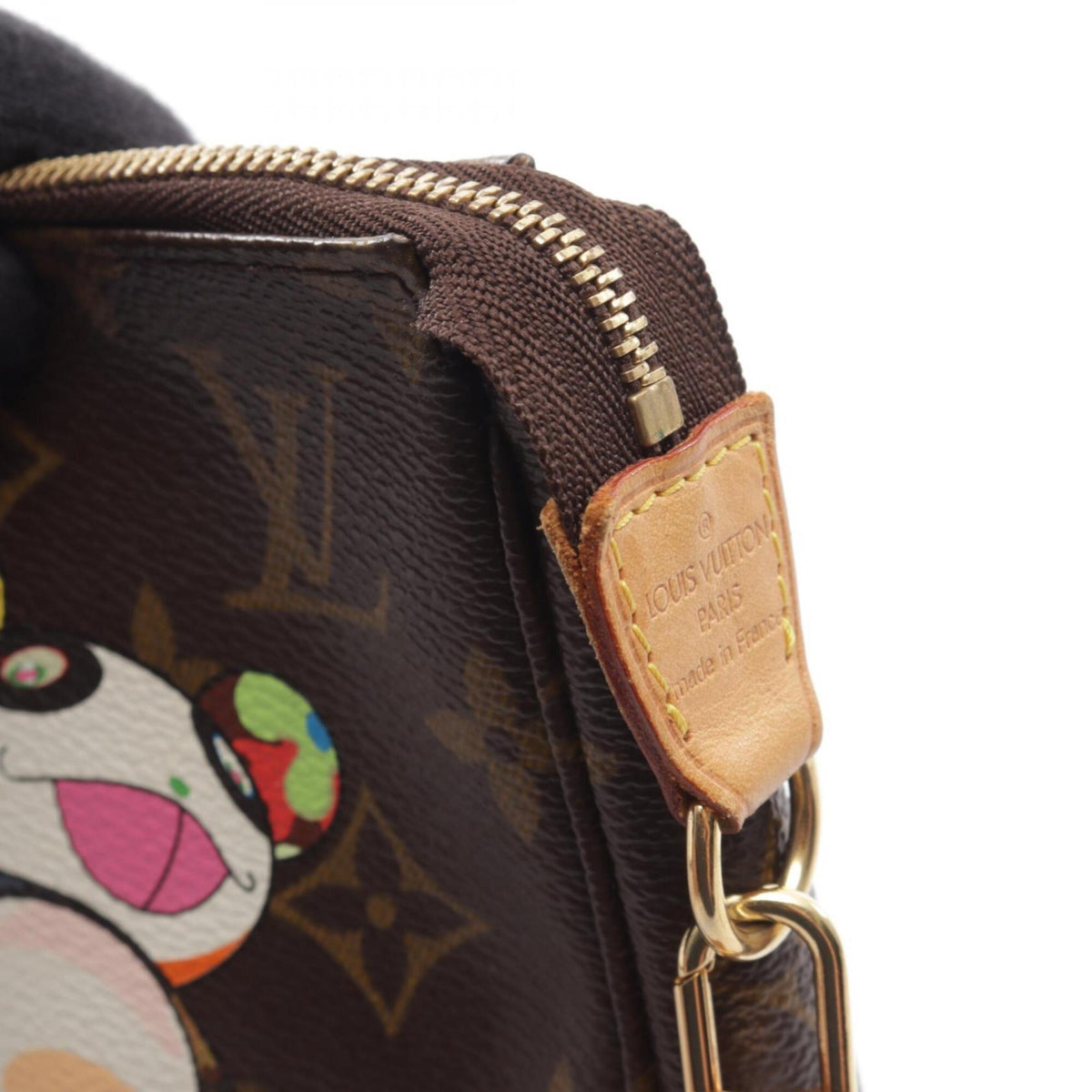Louis Vuitton Brown Monogram Panda Coated Canvas Pvc Monogram Leather Handbag (Pre-Owned)