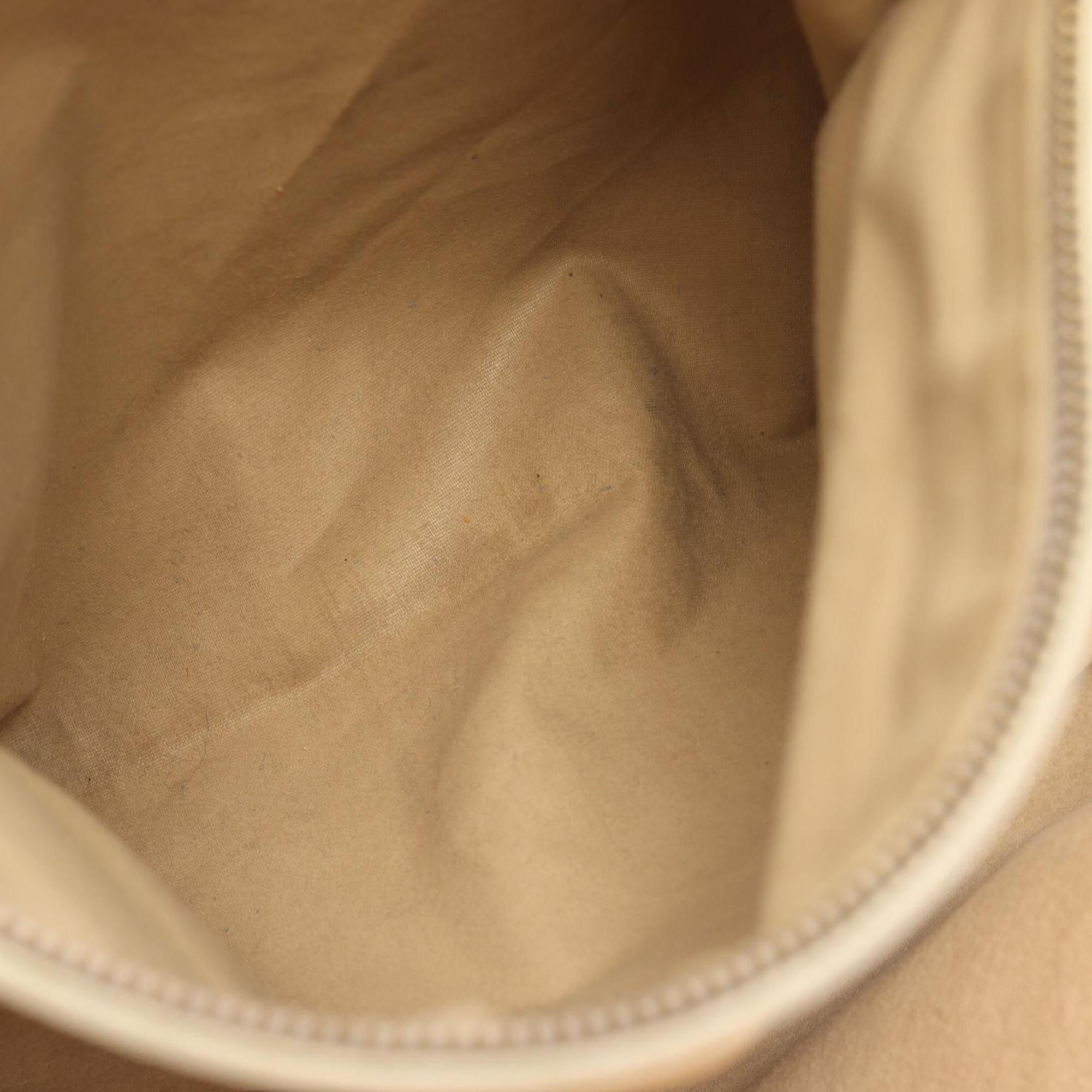 Bottega Veneta Intrecciato Beige Leather Handbag Tote Bag (Pre-Owned)
