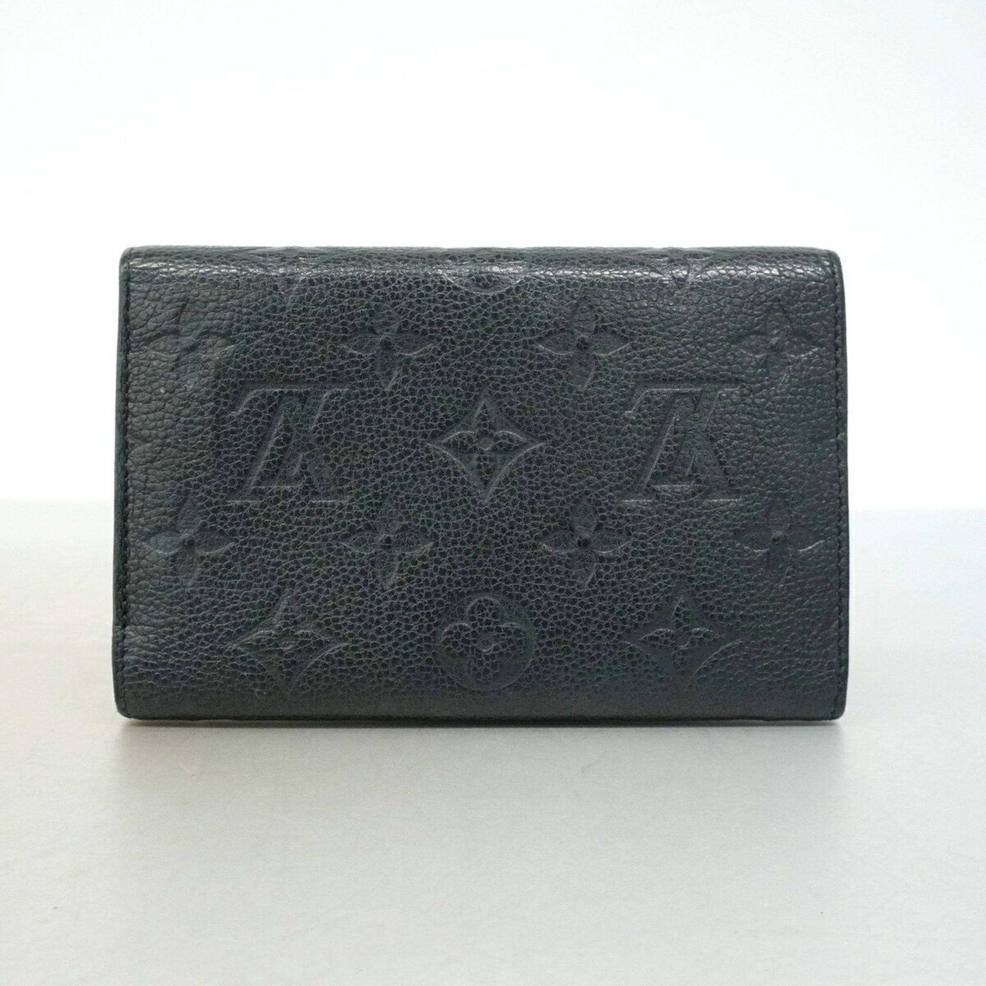 Louis Vuitton Noir Wallet (Tri-Fold) (Pre-Owned)