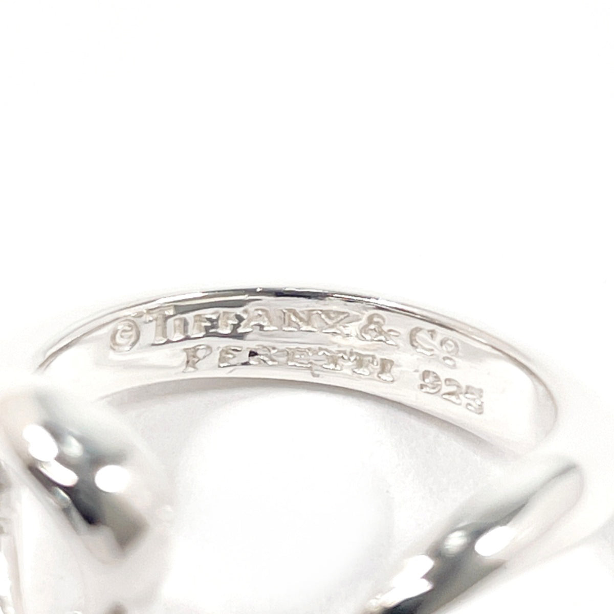Tiffany Silver Silver 925 Band Ring (Pre-Owned)
