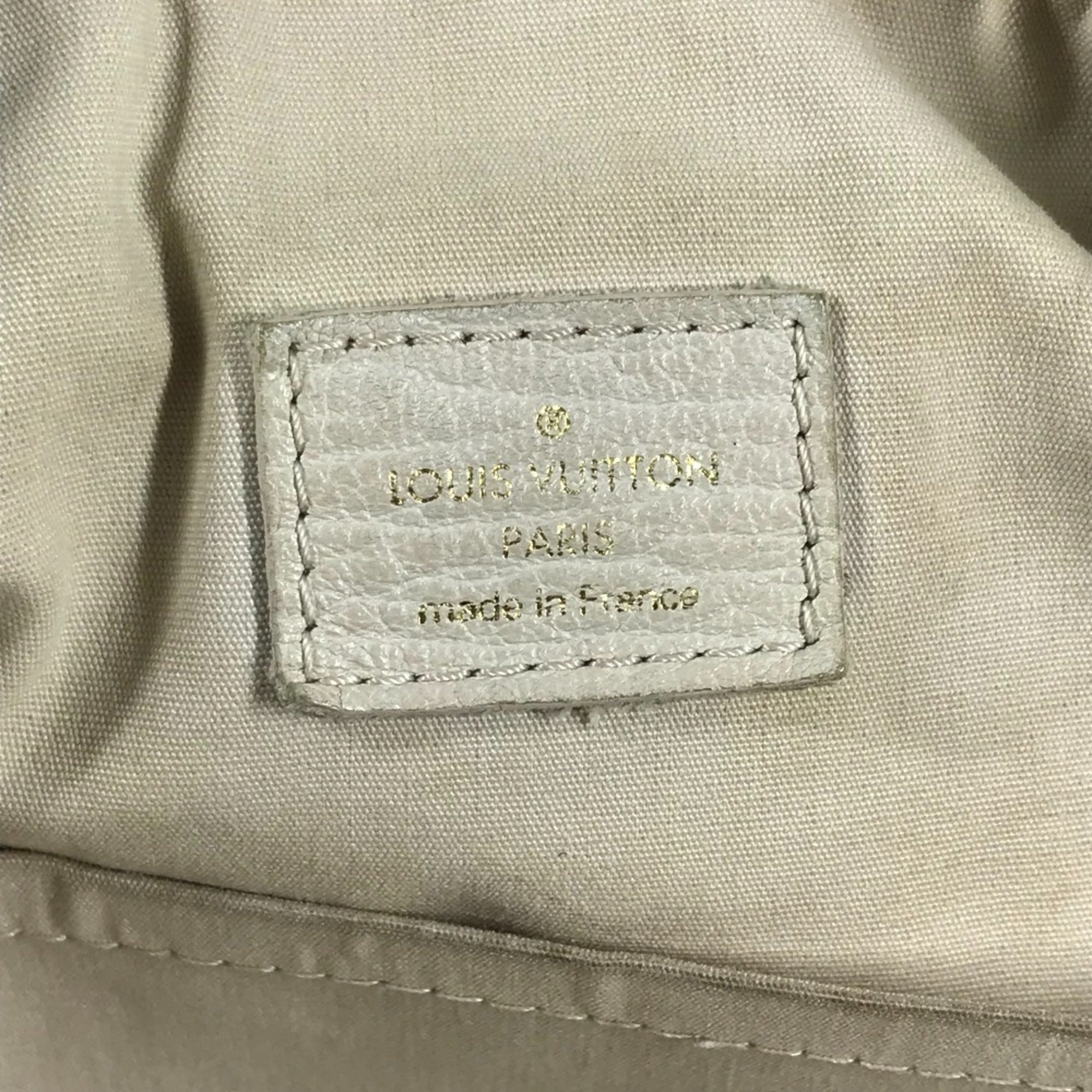 Louis Vuitton Monogram Mini Lin Beige White Monogram Mini Lin Handbag Tote Bag (Pre-Owned)