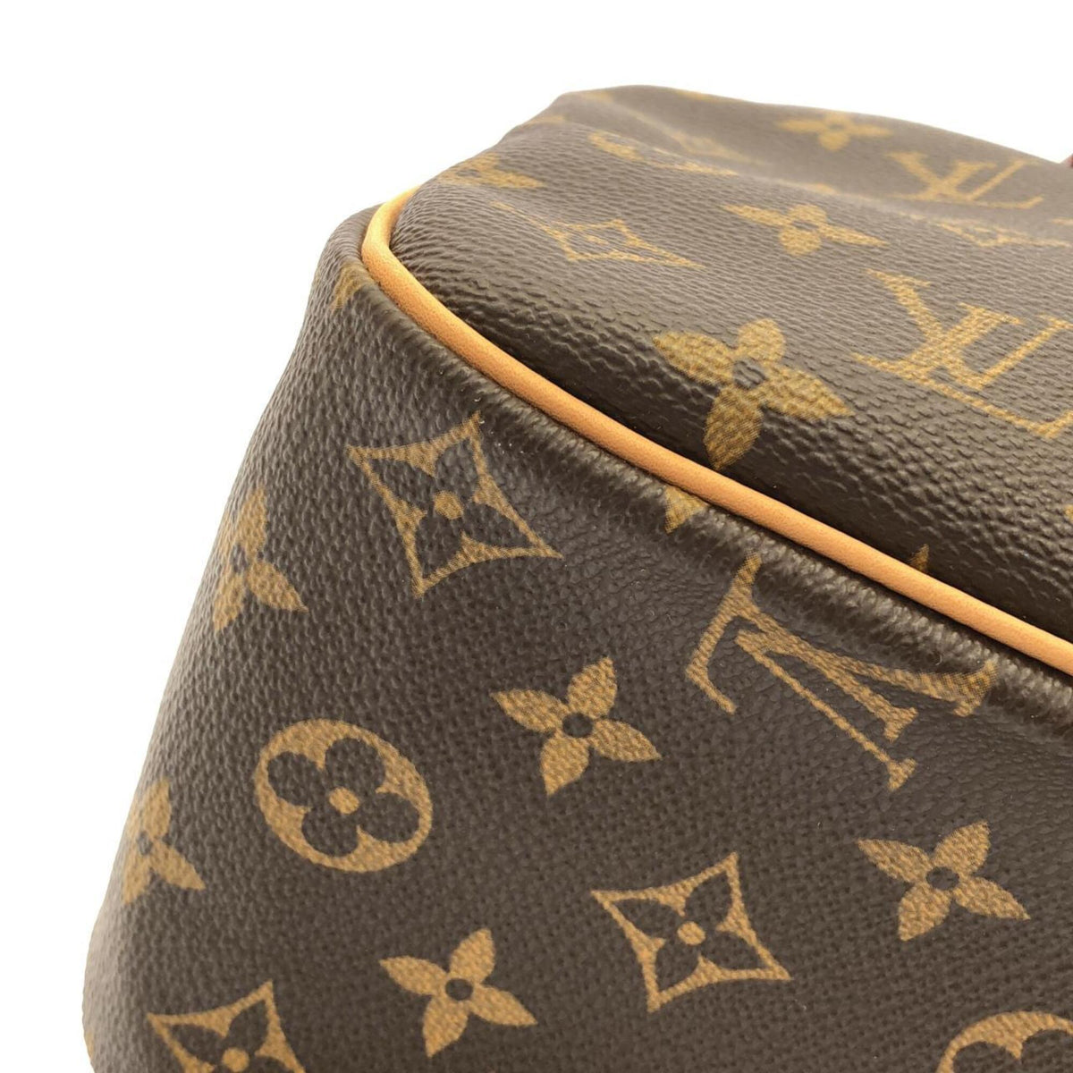 Louis Vuitton Monogram Marron Coated Canvas Shoulder Bag (Pre-Owned)