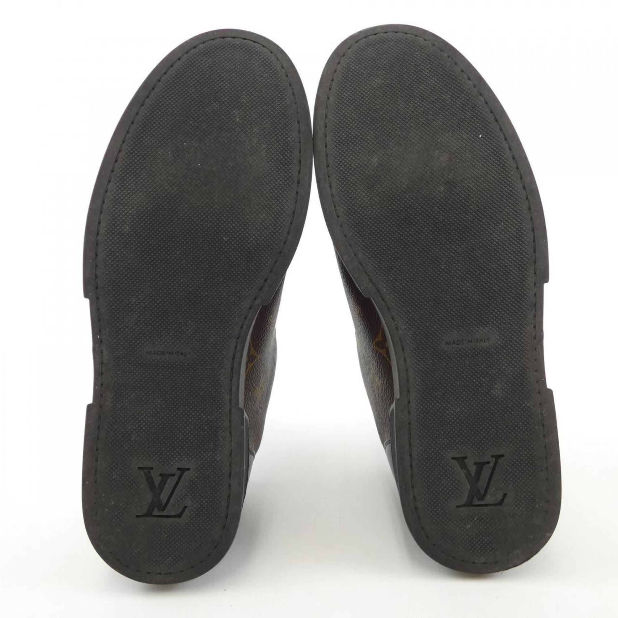 Louis Vuitton Black Brown Sneakers (Pre-Owned)