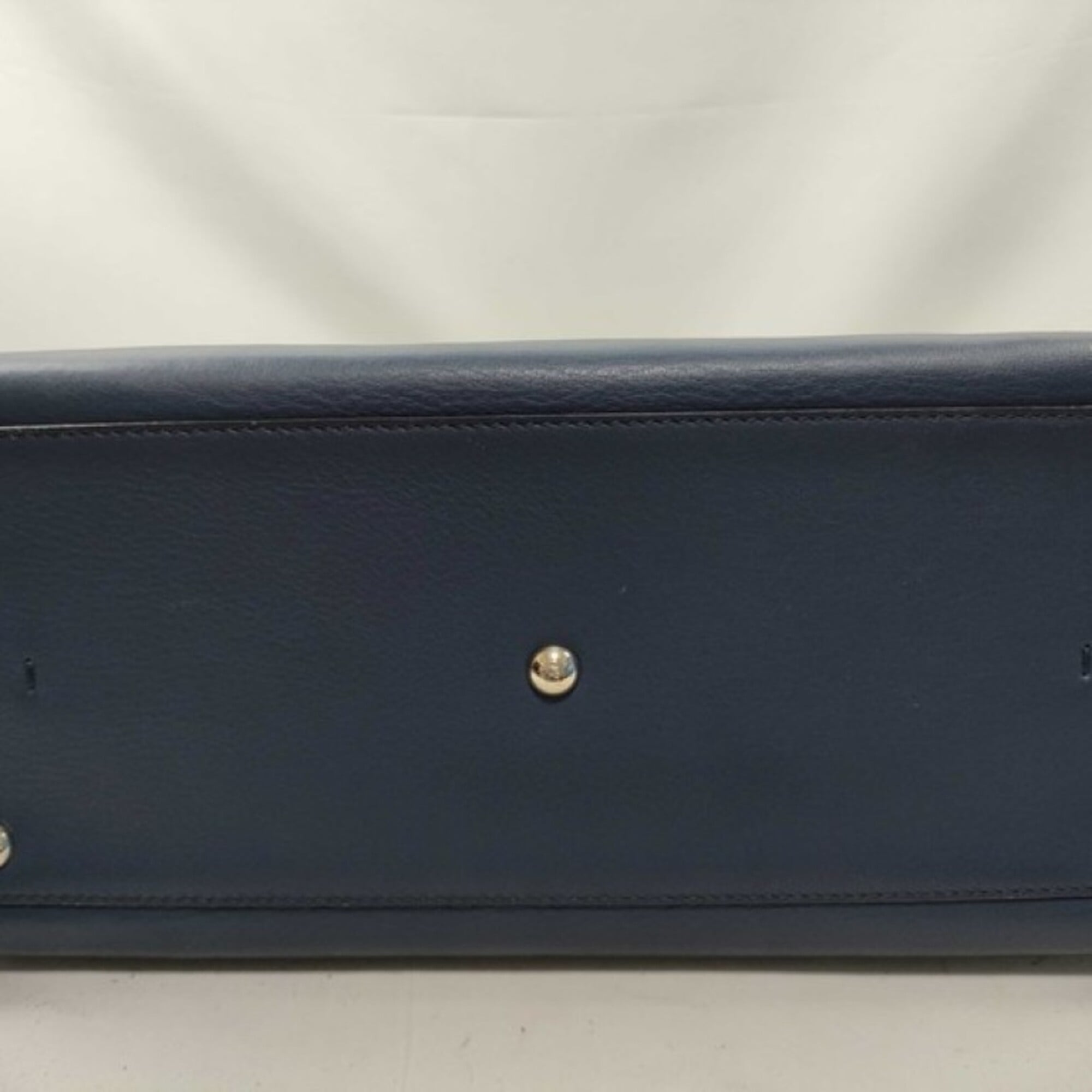 Fendi Blue Leather Handbag (Pre-Owned)