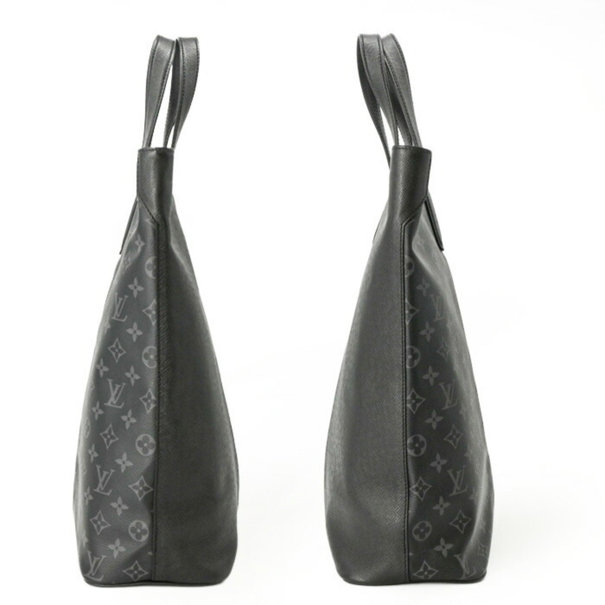 Louis Vuitton Black Monogram Noir Taigarama Monogram Handbag Tote Bag (Pre-Owned)