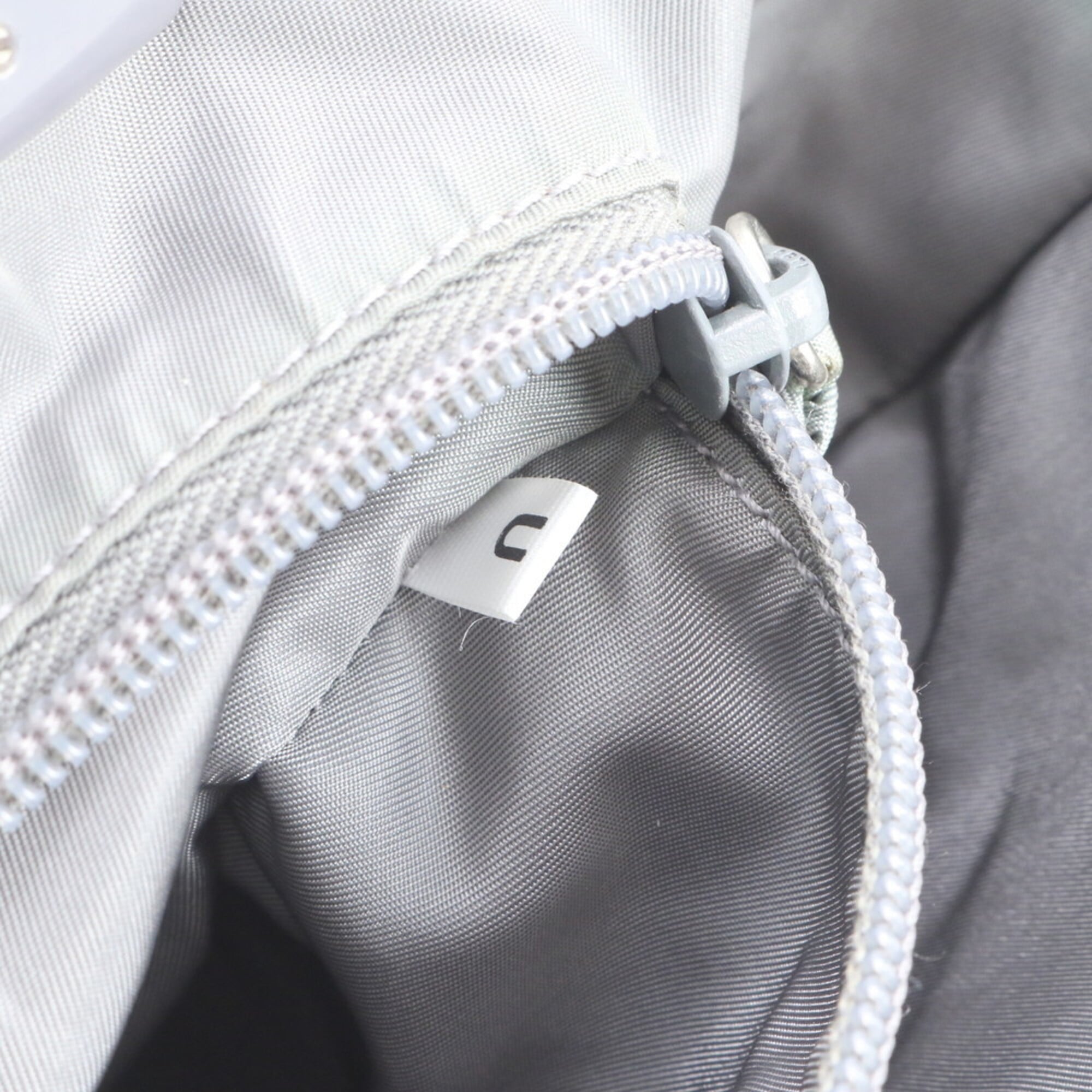 Prada Gray Handbag Tote Bag (Pre-Owned)