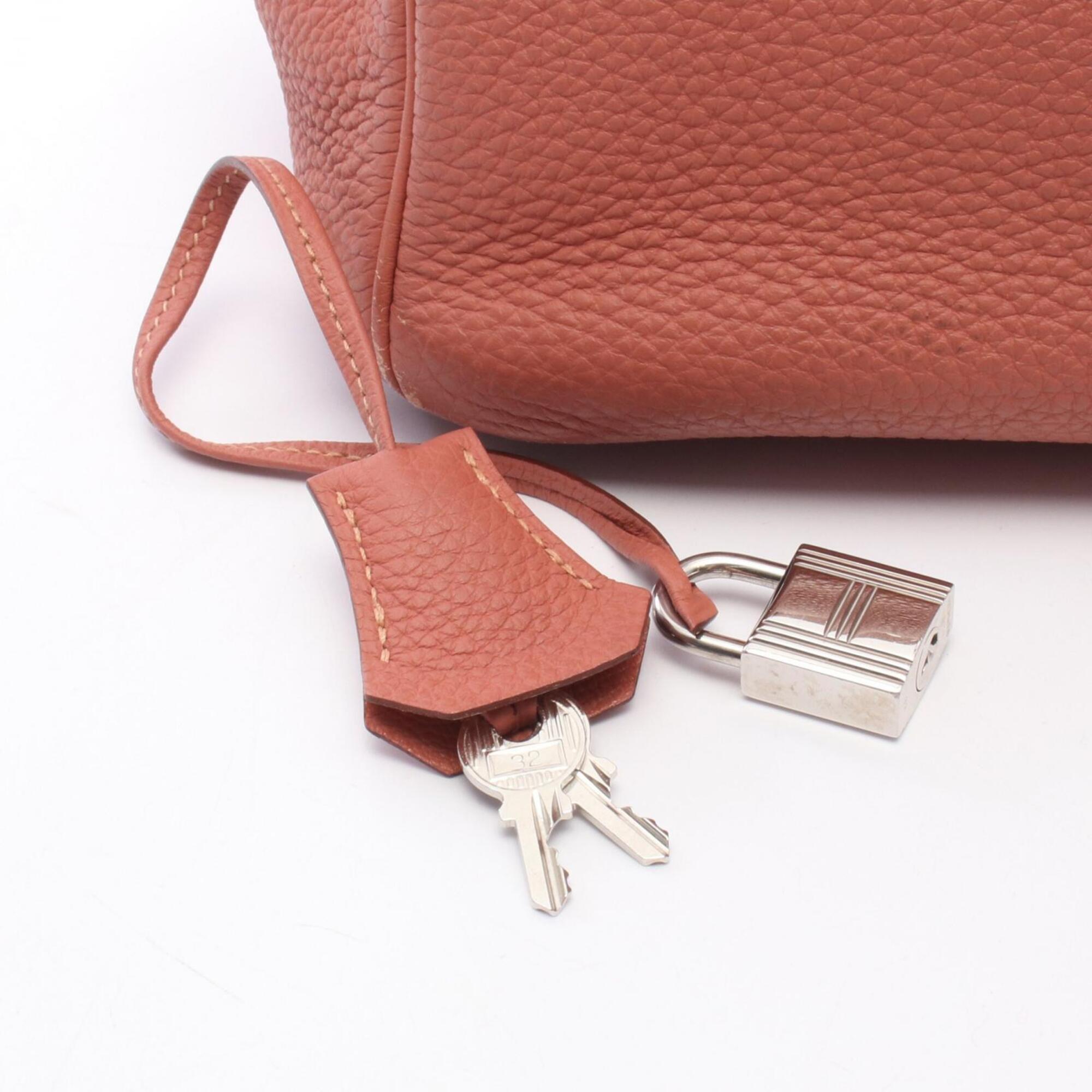 Hermes Pink Rosy Togo Leather Handbag (Pre-Owned)