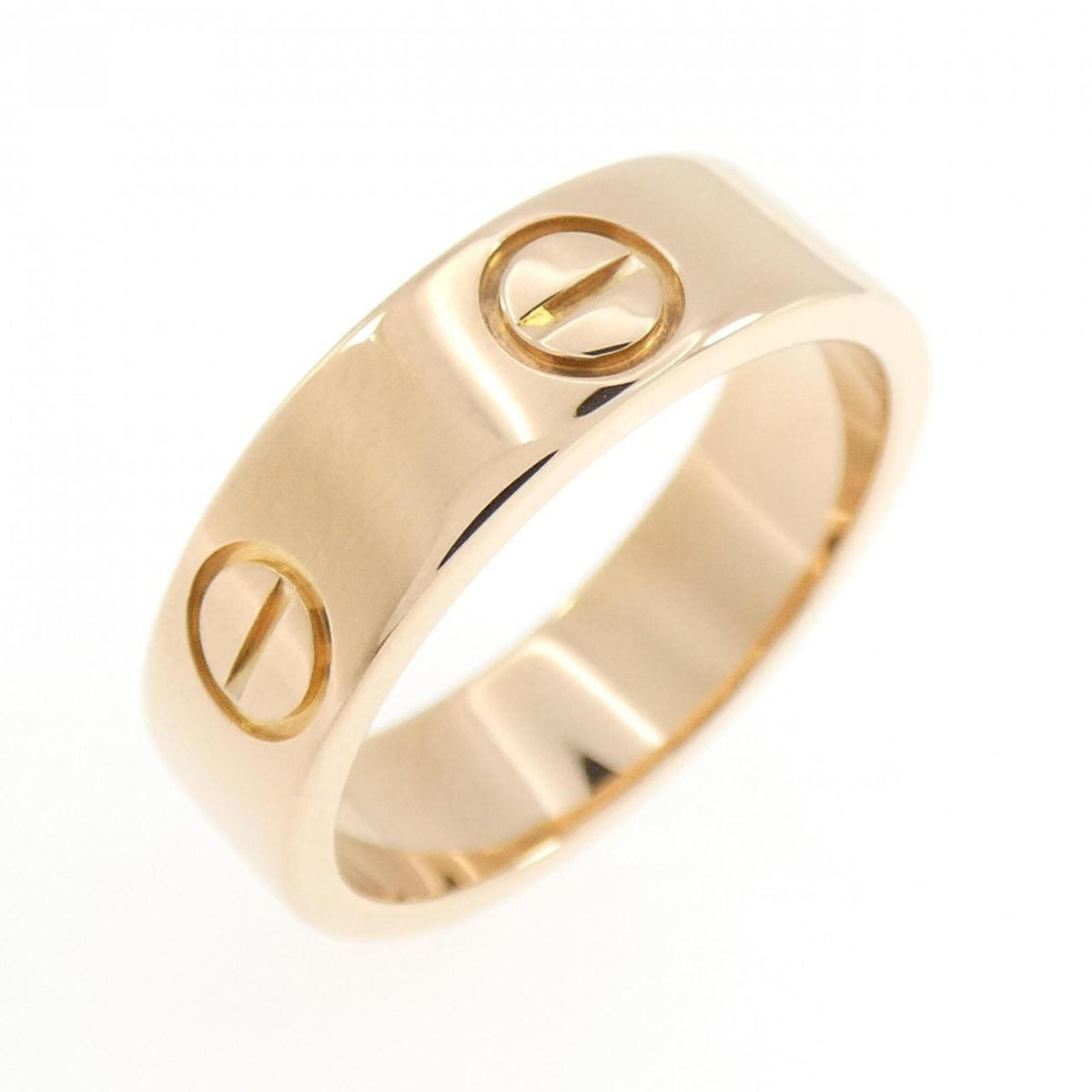 Cartier Love Pink Gold (18K) Band Ring (Pre-Owned)