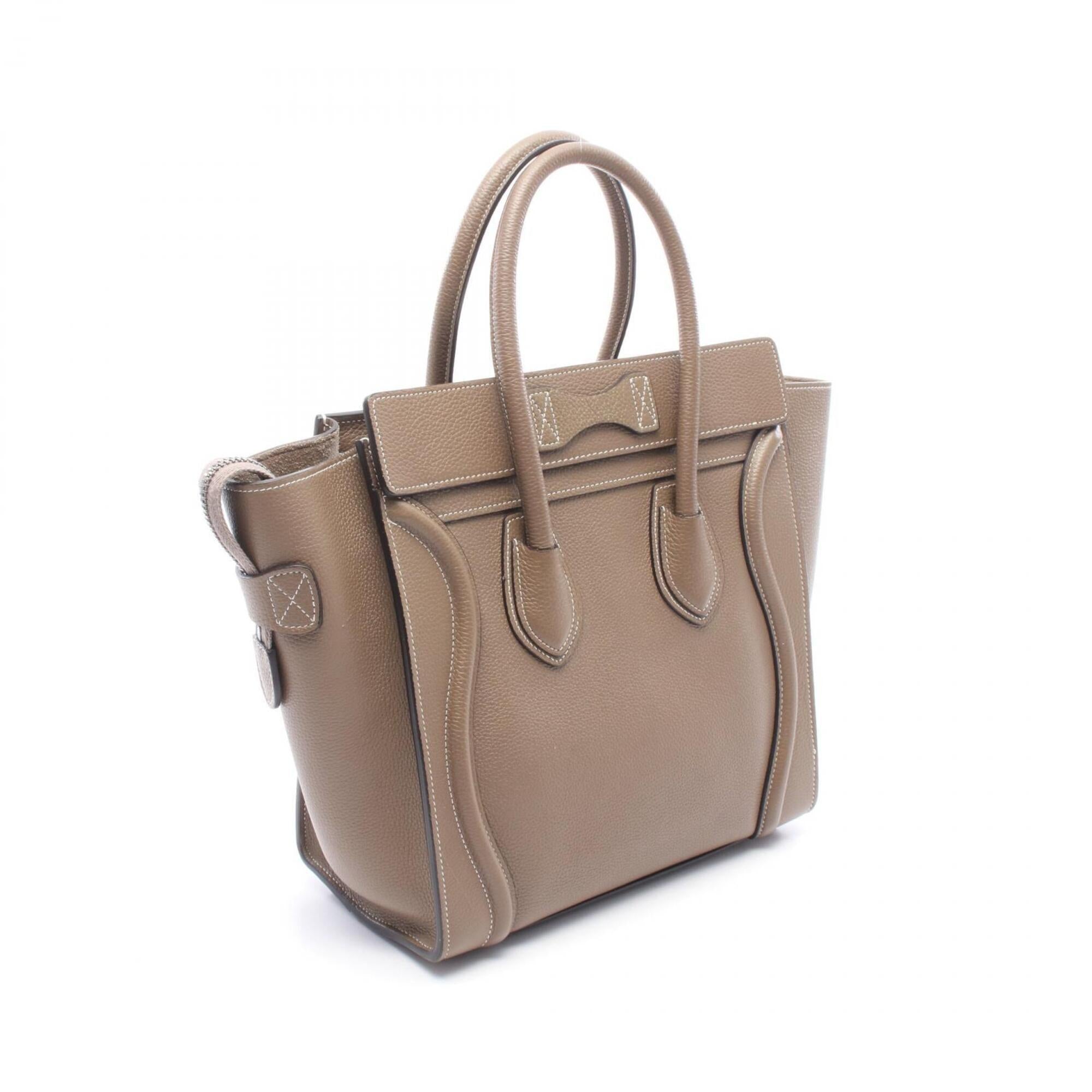 Celine Gray Leather Handbag (Pre-Owned)
