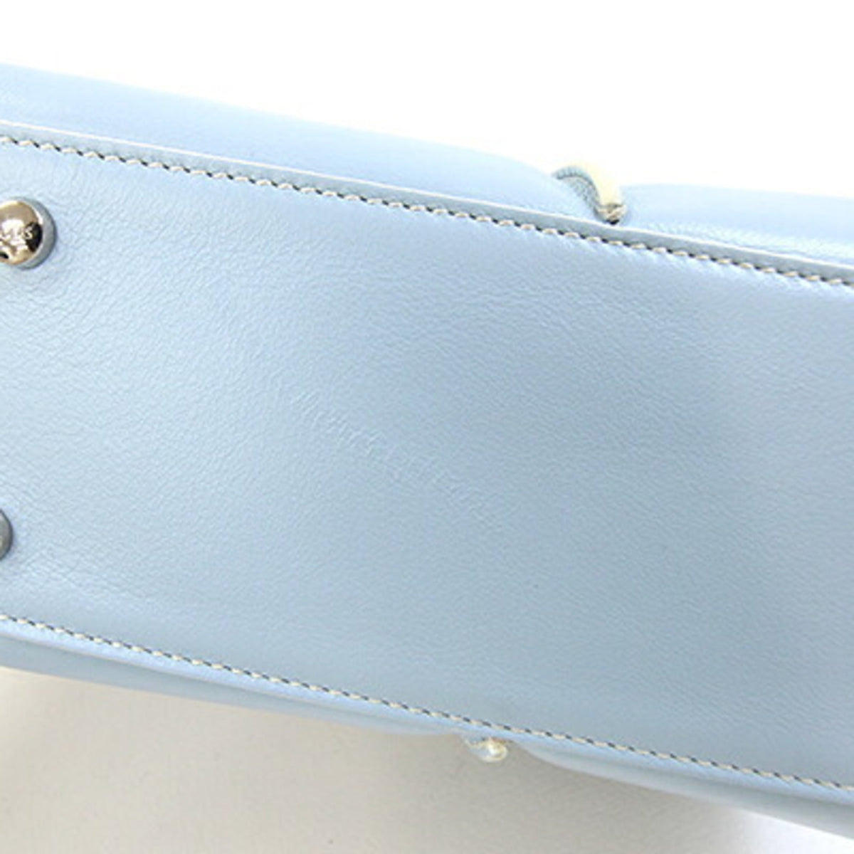 Tod's Light Blue Navy Leather Handbag (Pre-Owned)