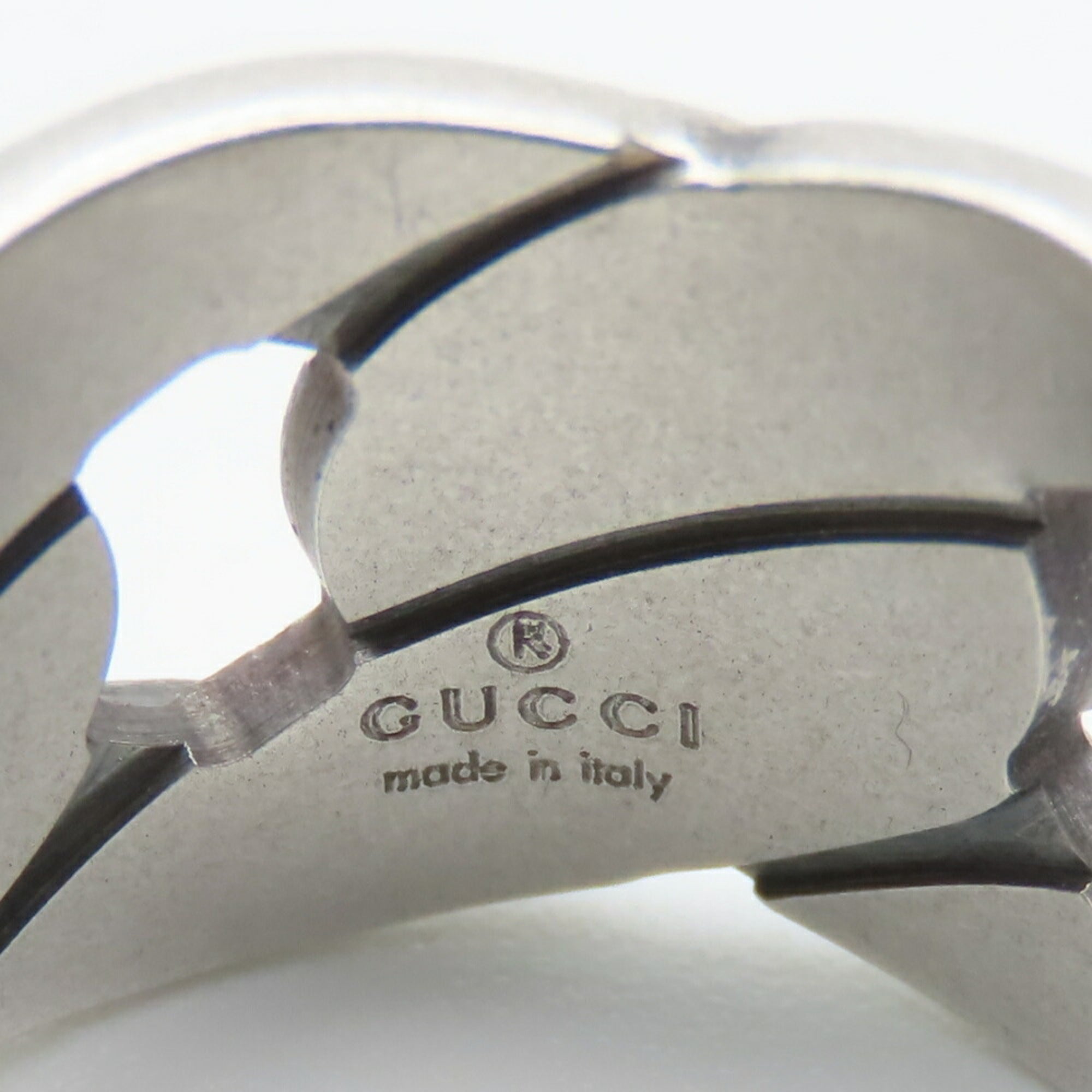 Gucci Silver Silver 925 Band Ring (Pre-Owned)