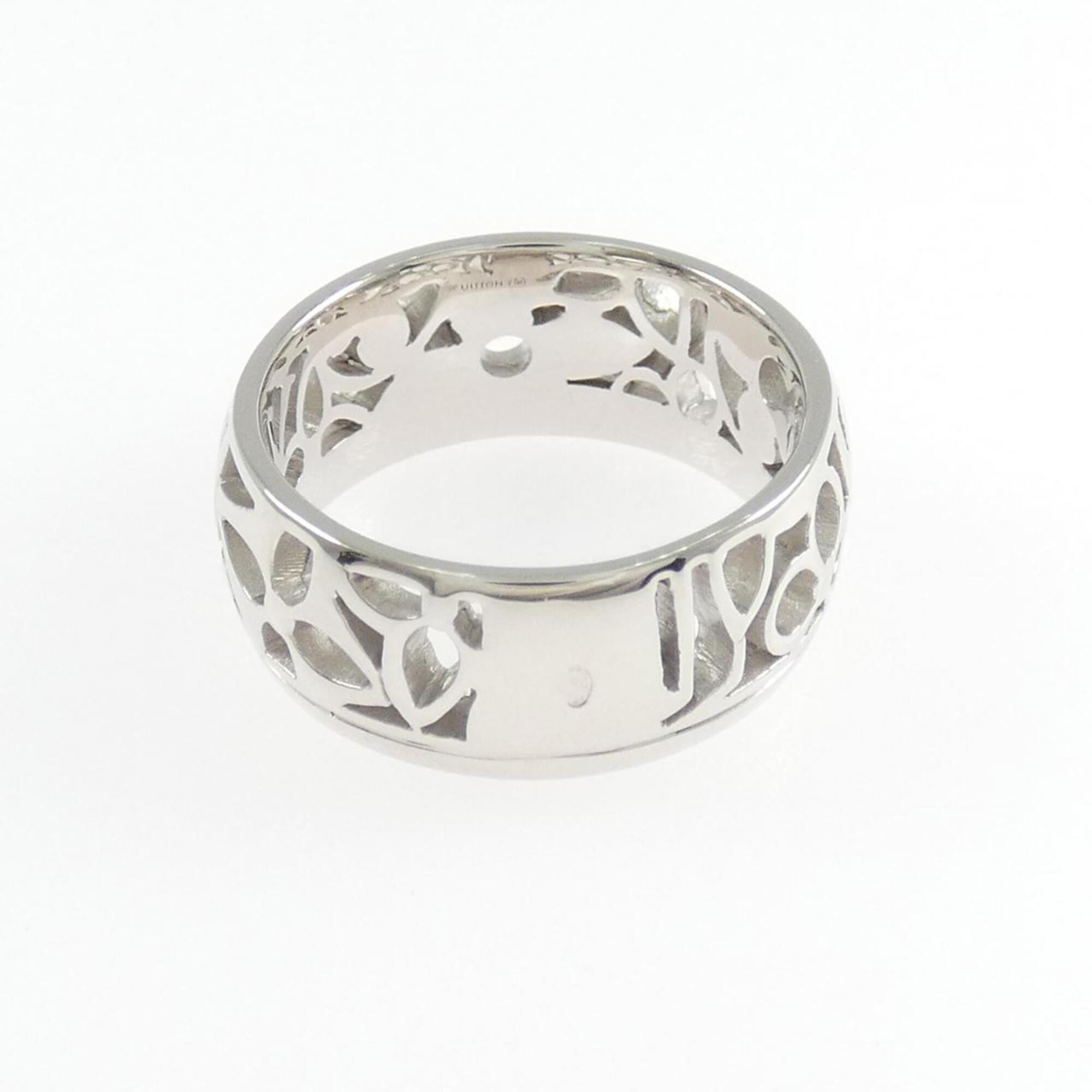 Louis Vuitton White Gold (18K) Band Ring (Pre-Owned)