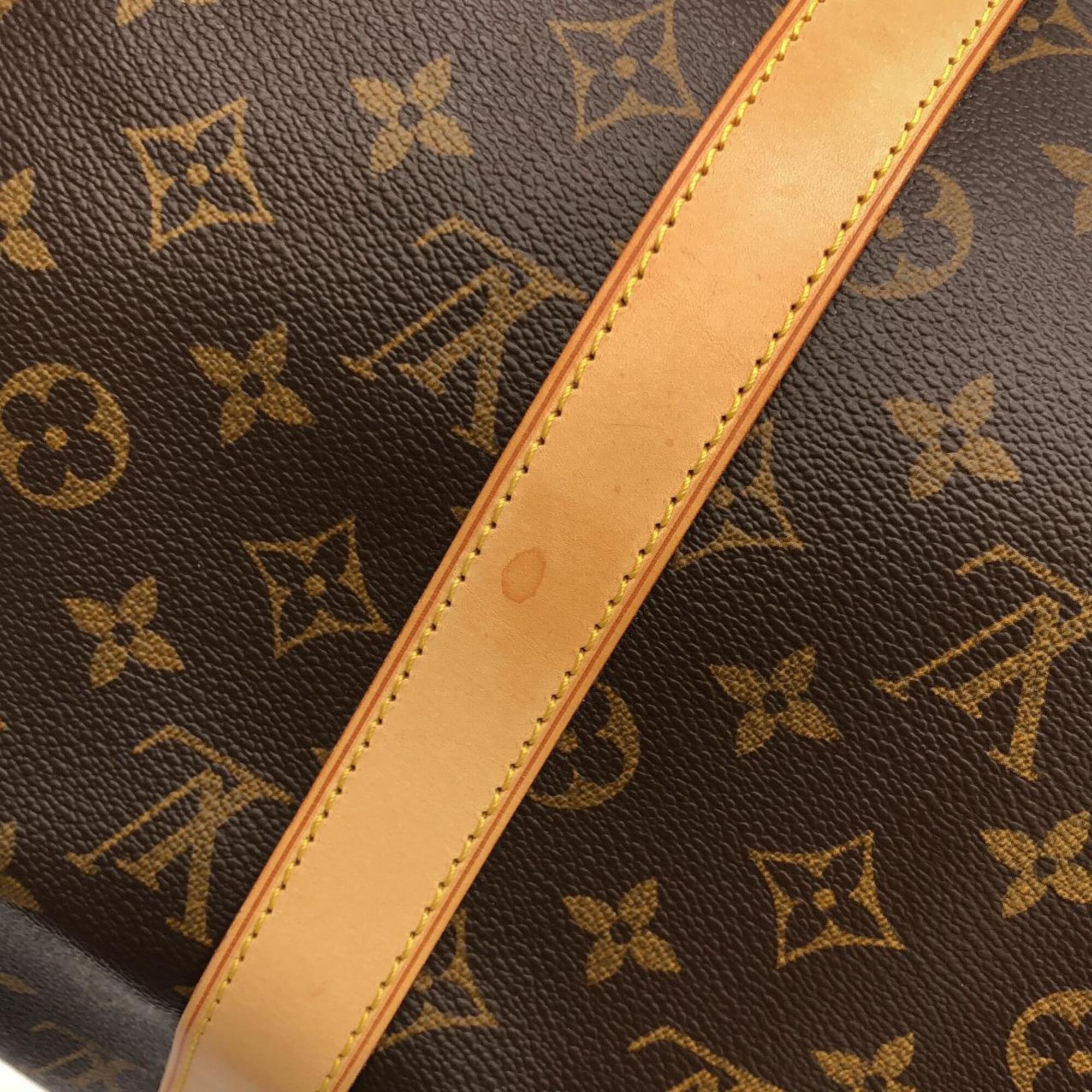 Louis Vuitton Brown Coated Canvas Boston Bag (Pre-Owned)