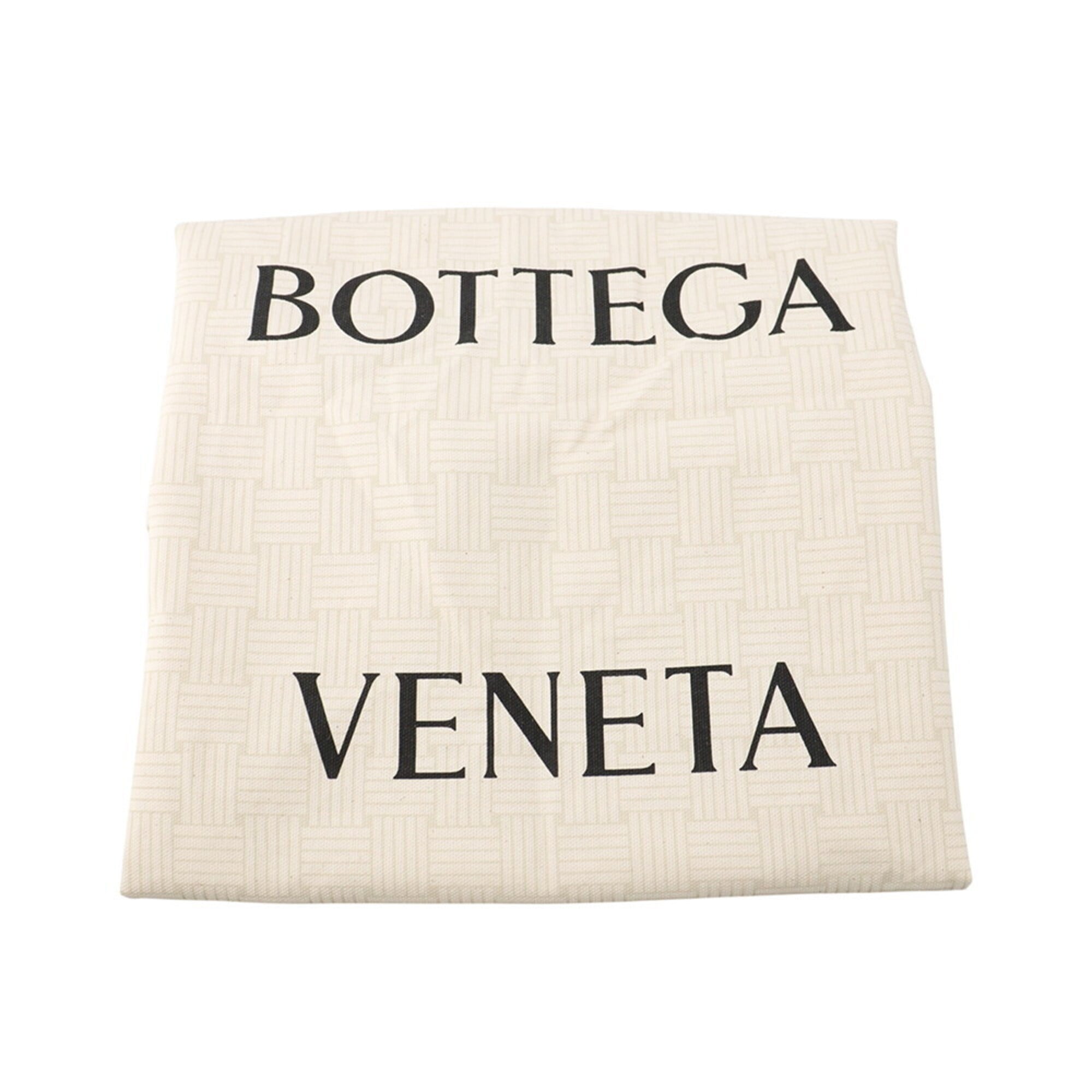 Bottega Veneta Intrecciato White Leather Handbag Shoulder Bag (Pre-Owned)