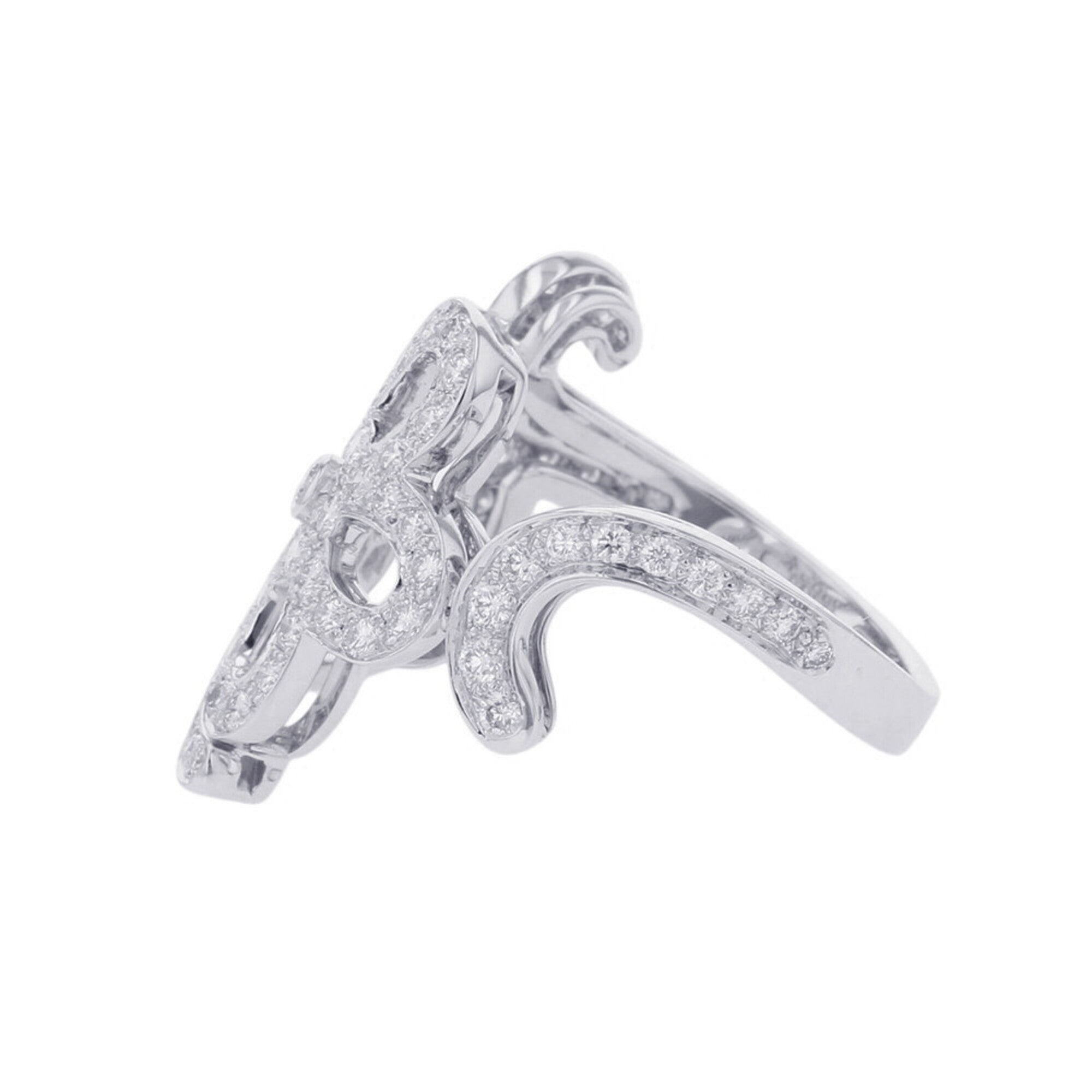 Van Cleef & Arpels White Gold (18K) Band Ring (Pre-Owned)