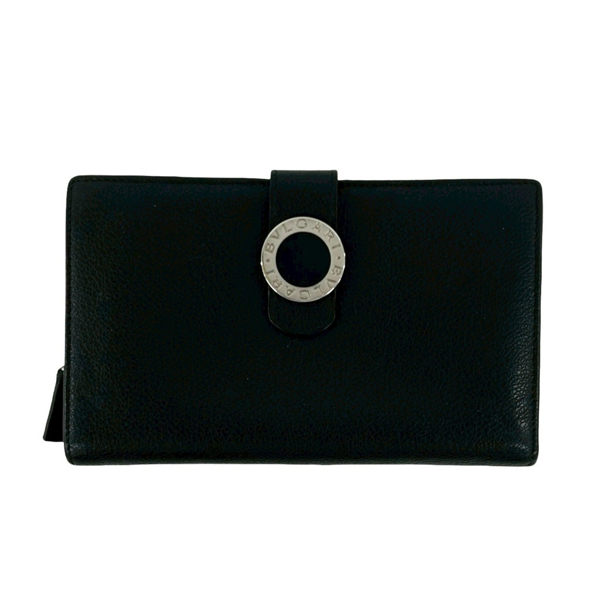 Bvlgari Black Leather Wallet (Bi-Fold) (Pre-Owned)