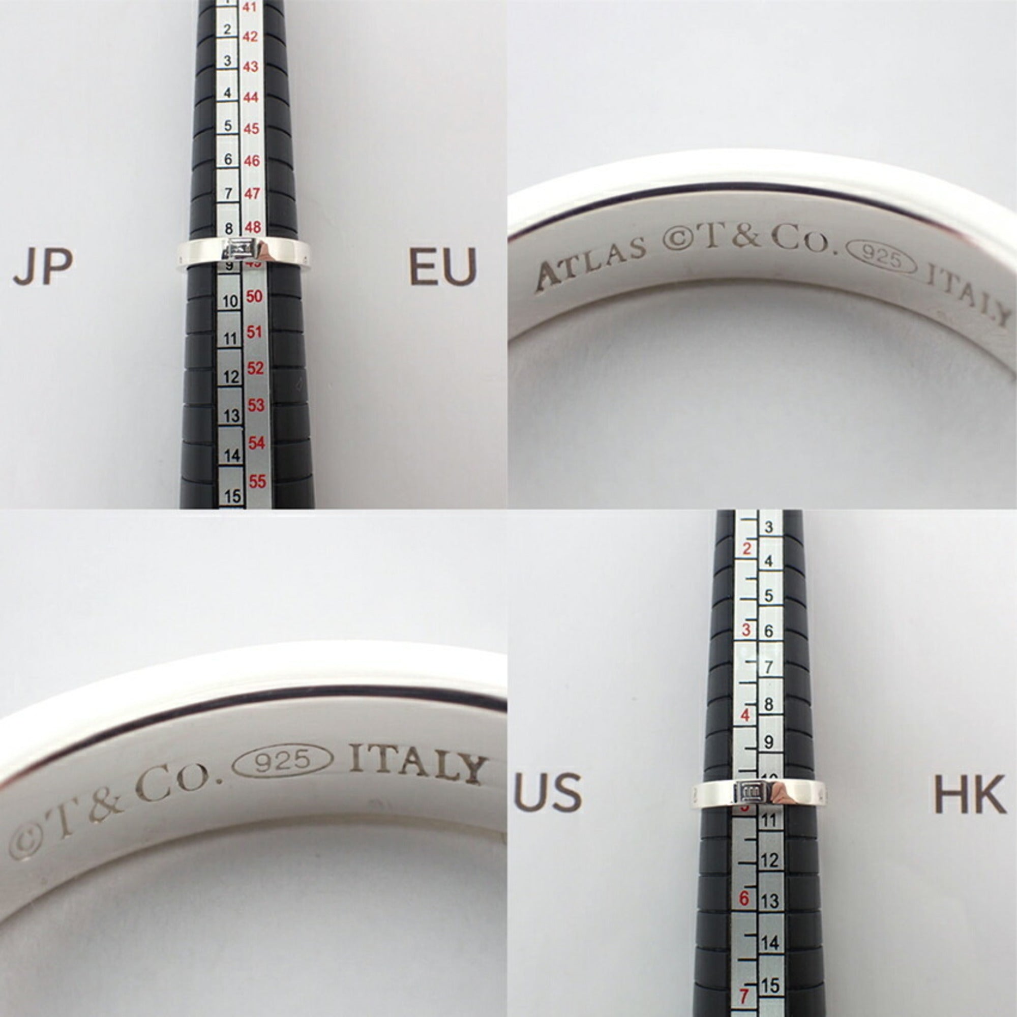 Tiffany Sterling Silver 925 Band Ring (Pre-Owned)