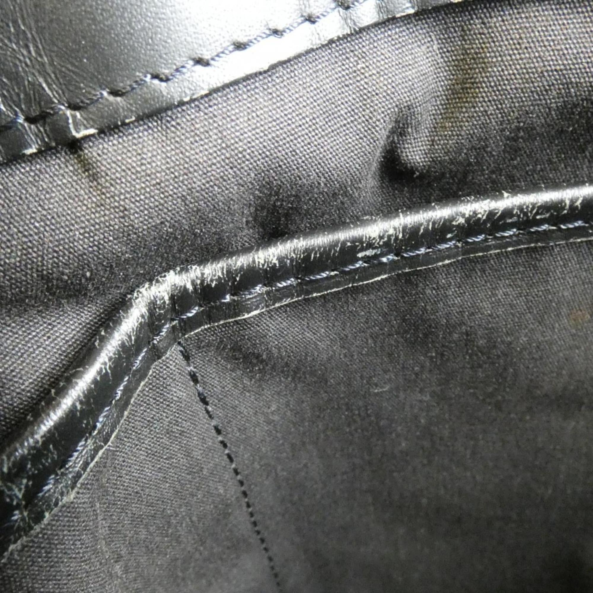 Louis Vuitton Black Canvas Handbag (Pre-Owned)