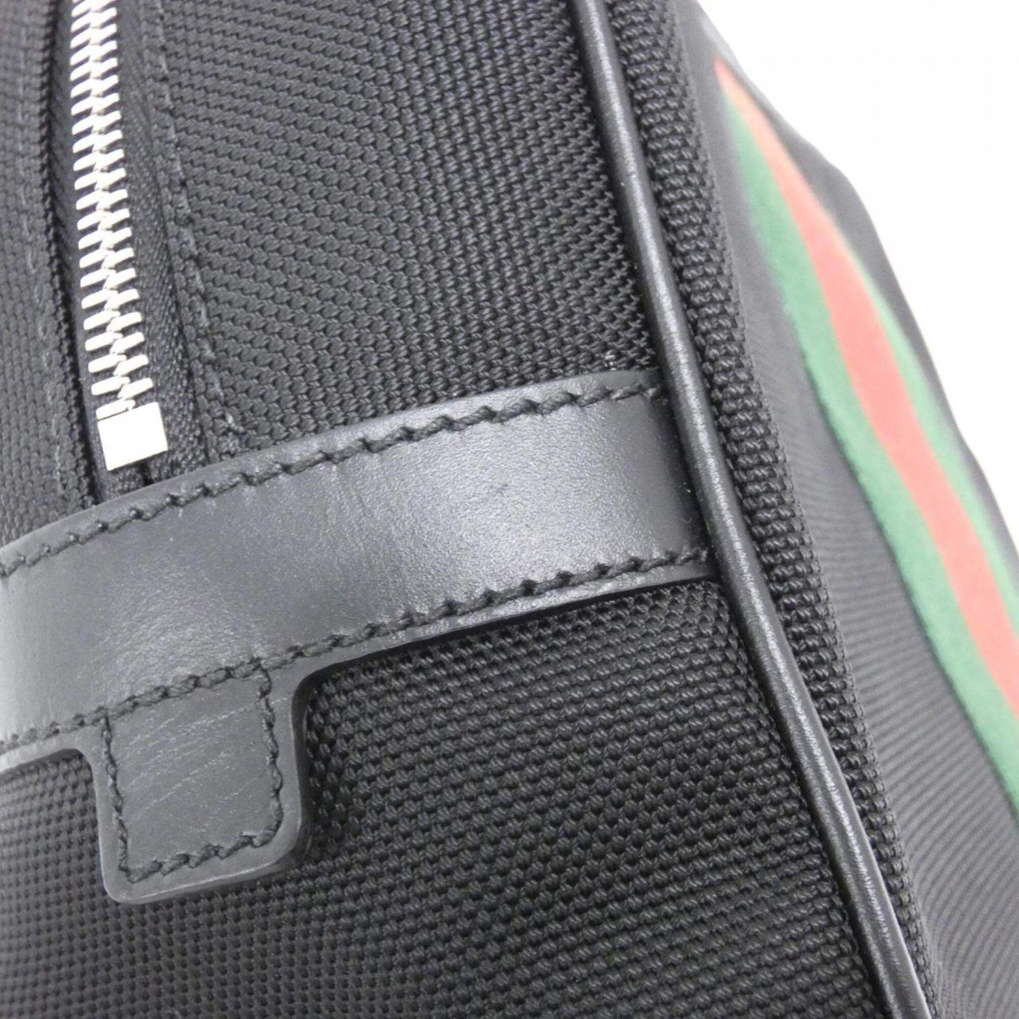 Gucci Black Canvas Handbag (Pre-Owned)