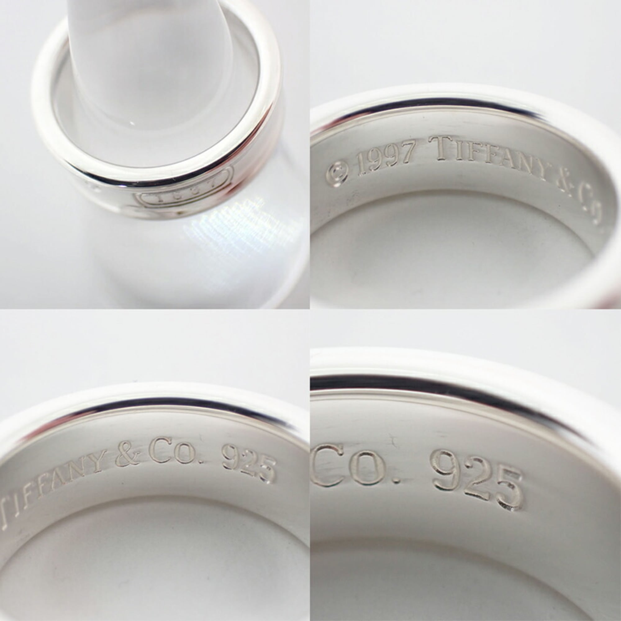 Tiffany Silver Sterling Silver 925 Band Ring (Pre-Owned)